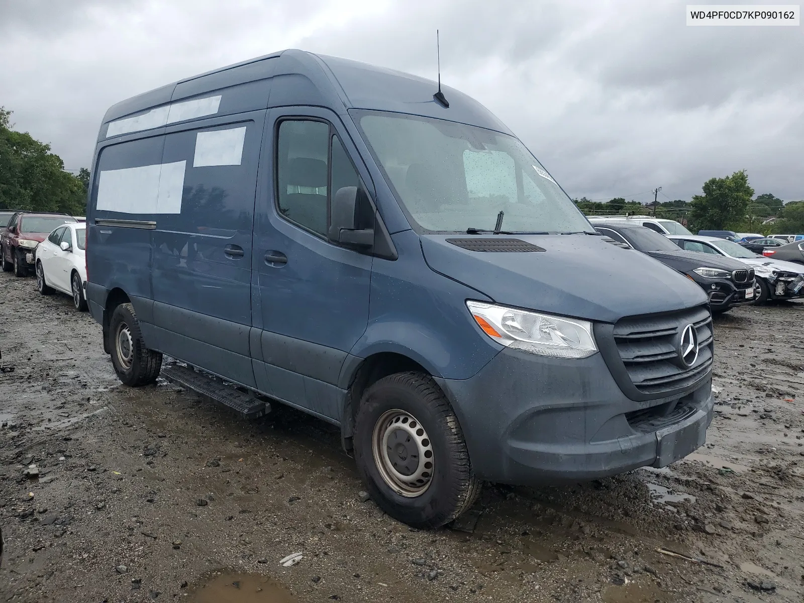 2019 Mercedes-Benz Sprinter 2500/3500 VIN: WD4PF0CD7KP090162 Lot: 66534994