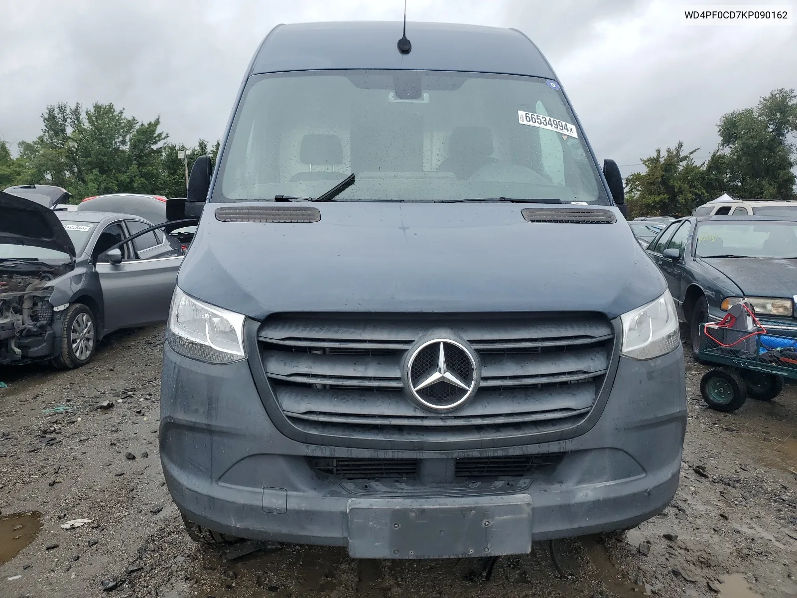 2019 Mercedes-Benz Sprinter 2500/3500 VIN: WD4PF0CD7KP090162 Lot: 66534994