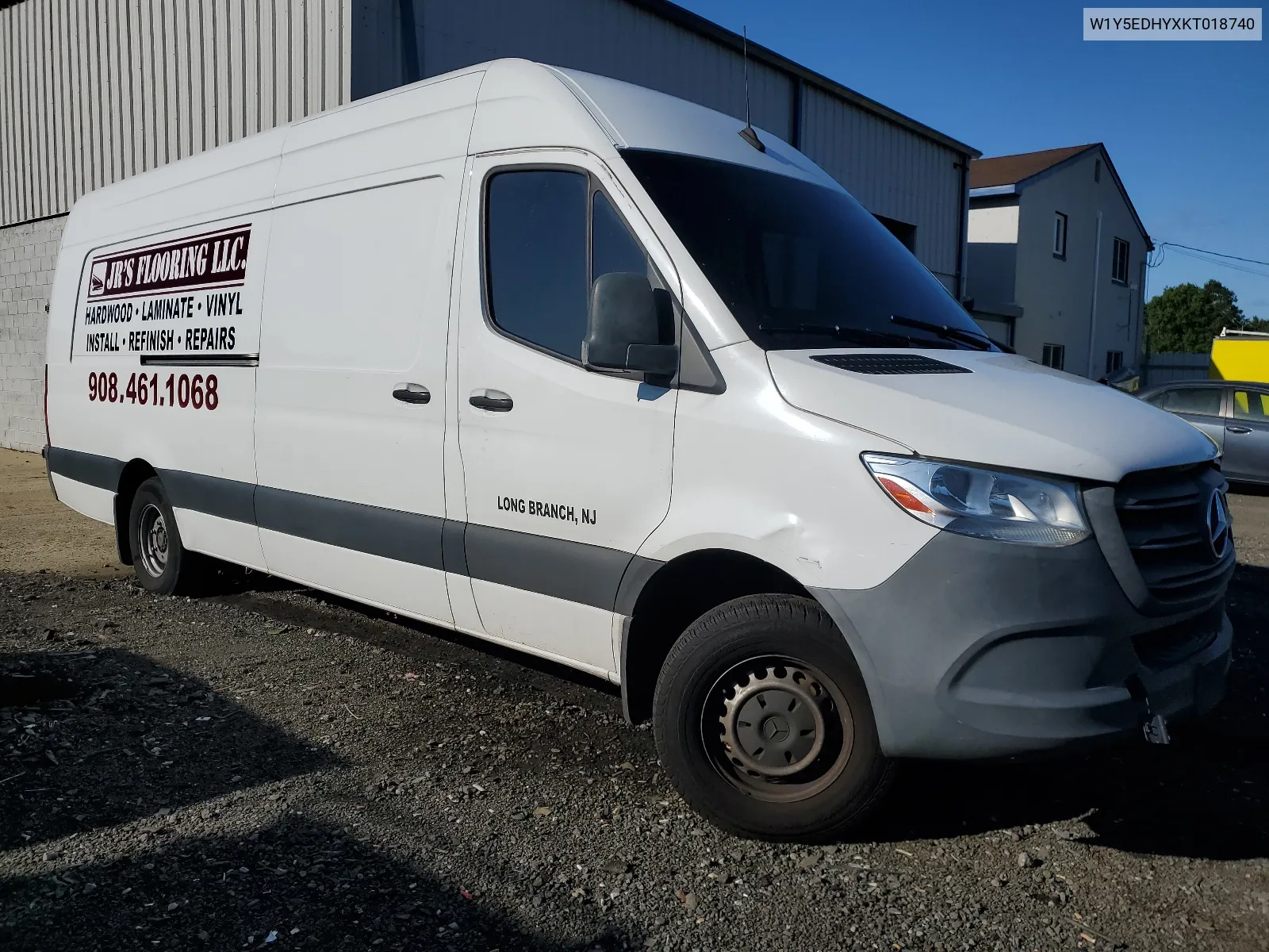 2019 Mercedes-Benz Sprinter 3500 VIN: W1Y5EDHYXKT018740 Lot: 68051164