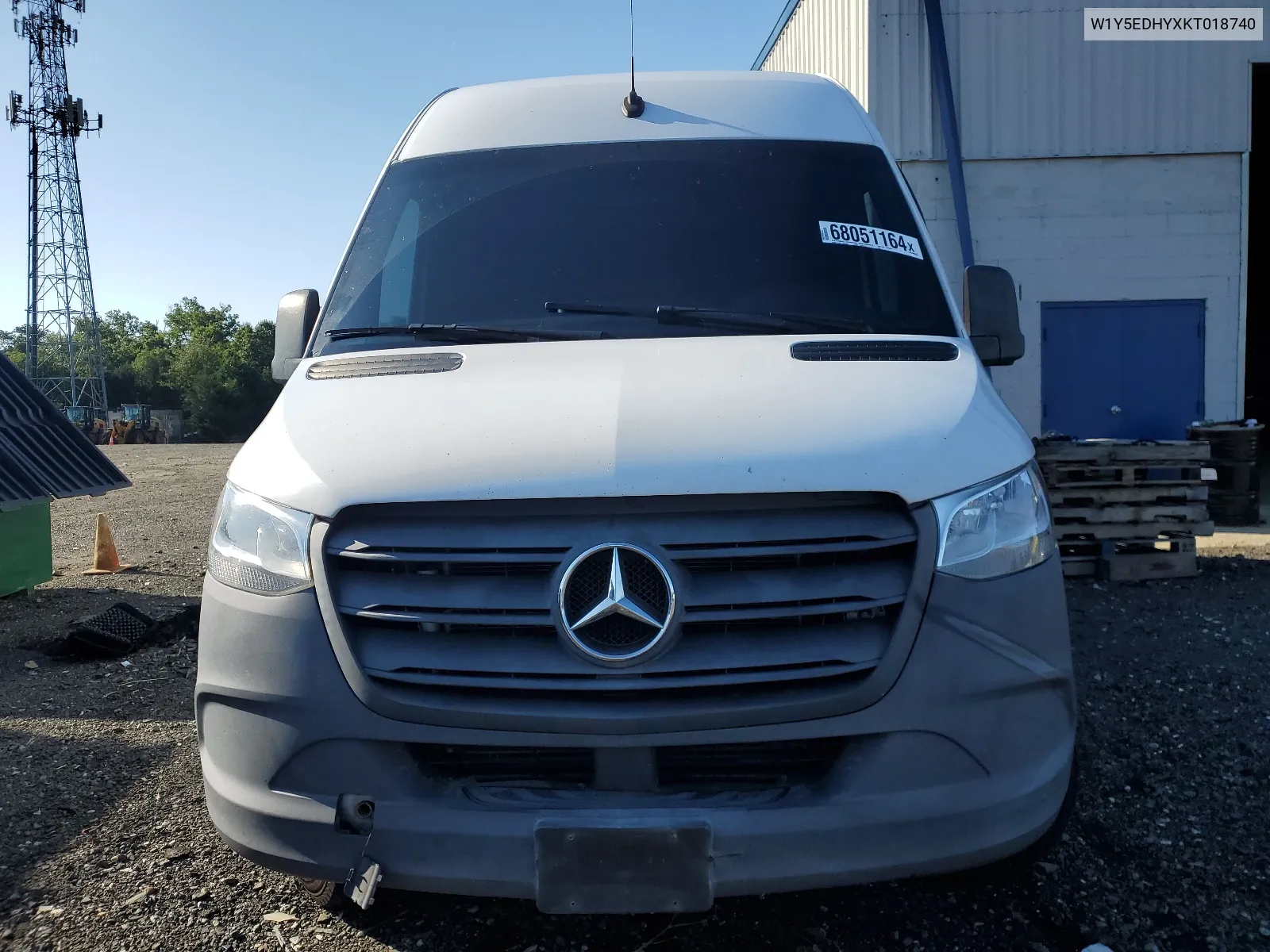 2019 Mercedes-Benz Sprinter 3500 VIN: W1Y5EDHYXKT018740 Lot: 68051164