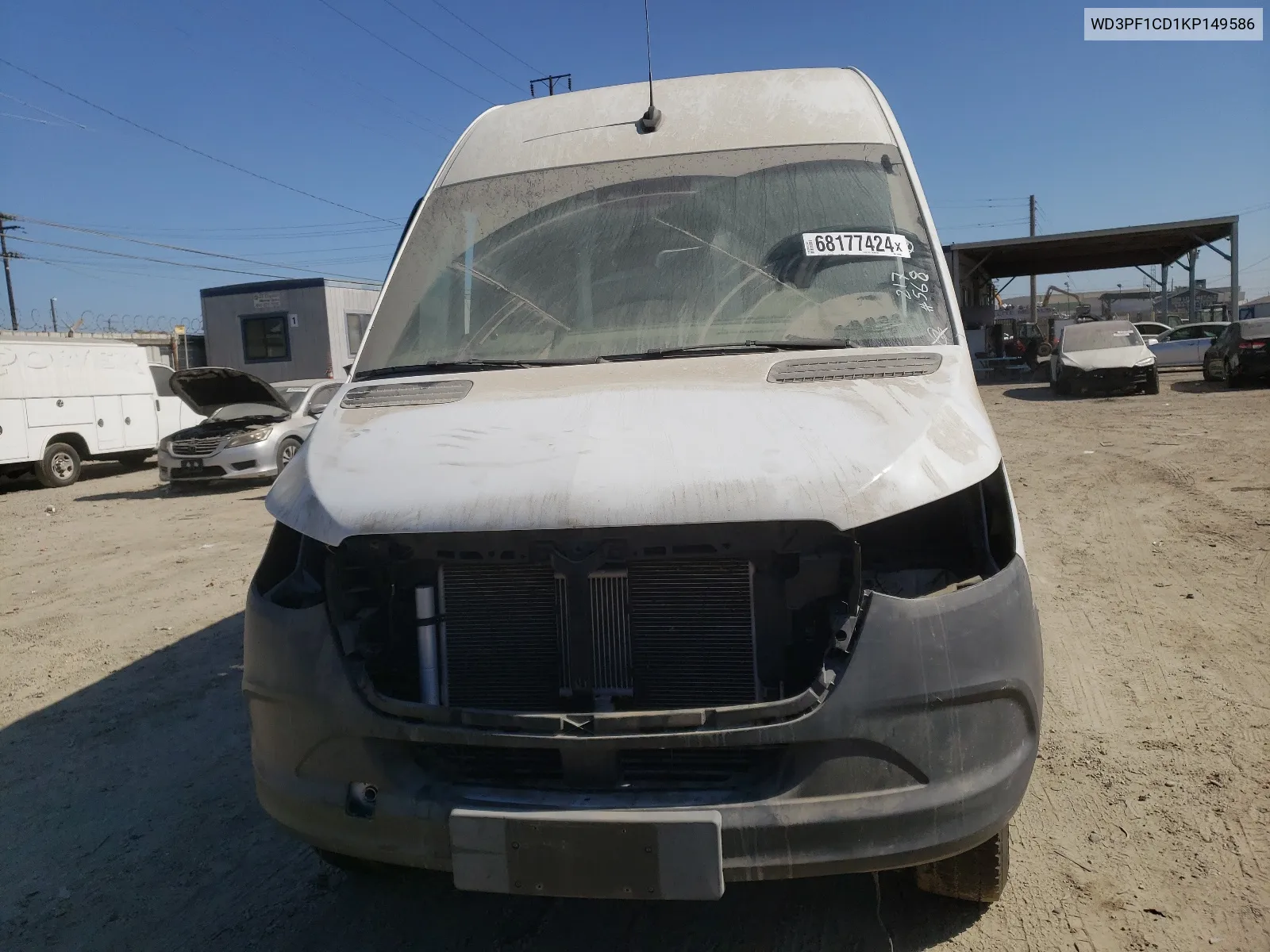 2019 Mercedes-Benz Sprinter 2500/3500 VIN: WD3PF1CD1KP149586 Lot: 68177424