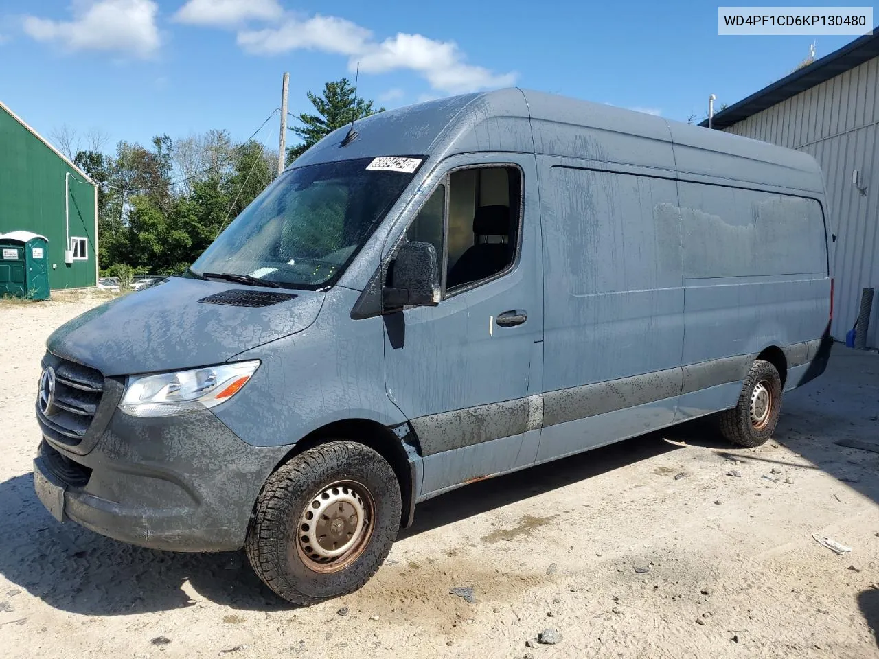 2019 Mercedes-Benz Sprinter 2500/3500 VIN: WD4PF1CD6KP130480 Lot: 68894254