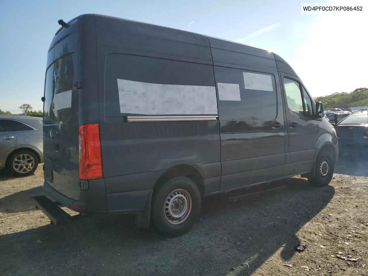 2019 Mercedes-Benz Sprinter 2500/3500 VIN: WD4PF0CD7KP086452 Lot: 69464964