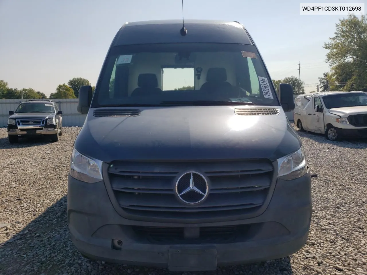 2019 Mercedes-Benz Sprinter 2500/3500 VIN: WD4PF1CD3KT012698 Lot: 70726314