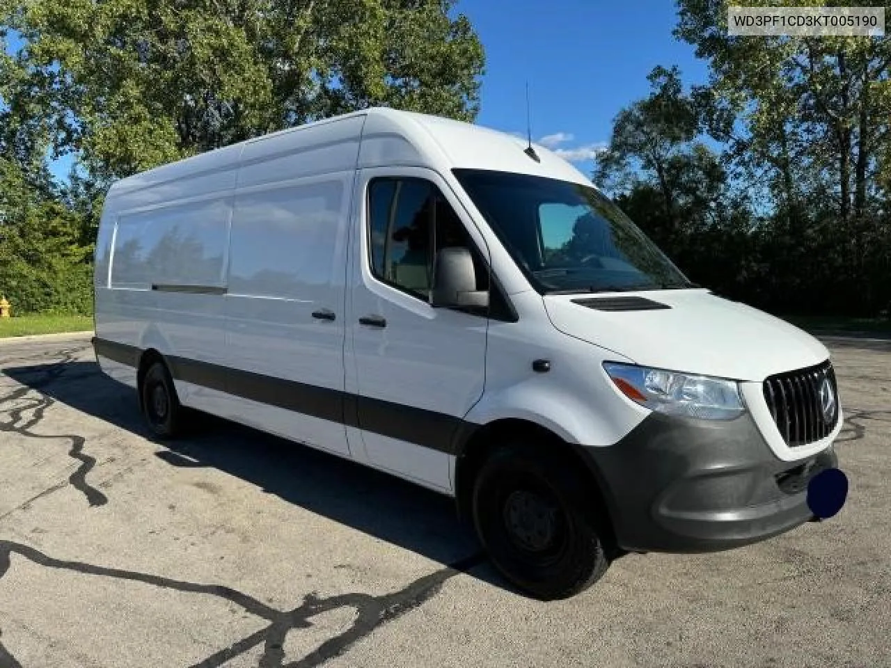 2019 Mercedes-Benz Sprinter 2500/3500 VIN: WD3PF1CD3KT005190 Lot: 71044414