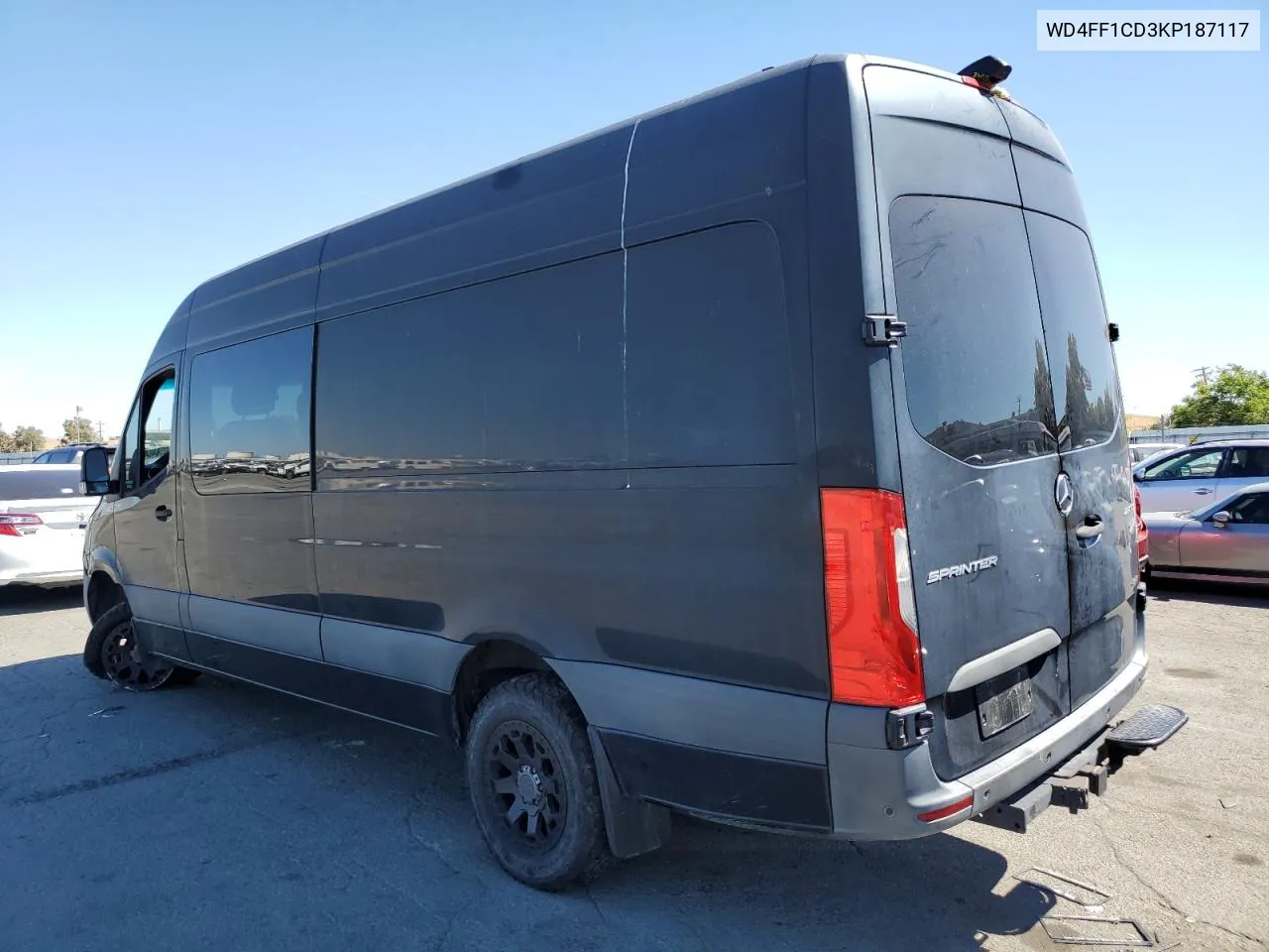 2019 Mercedes-Benz Sprinter 2500/3500 VIN: WD4FF1CD3KP187117 Lot: 71058404