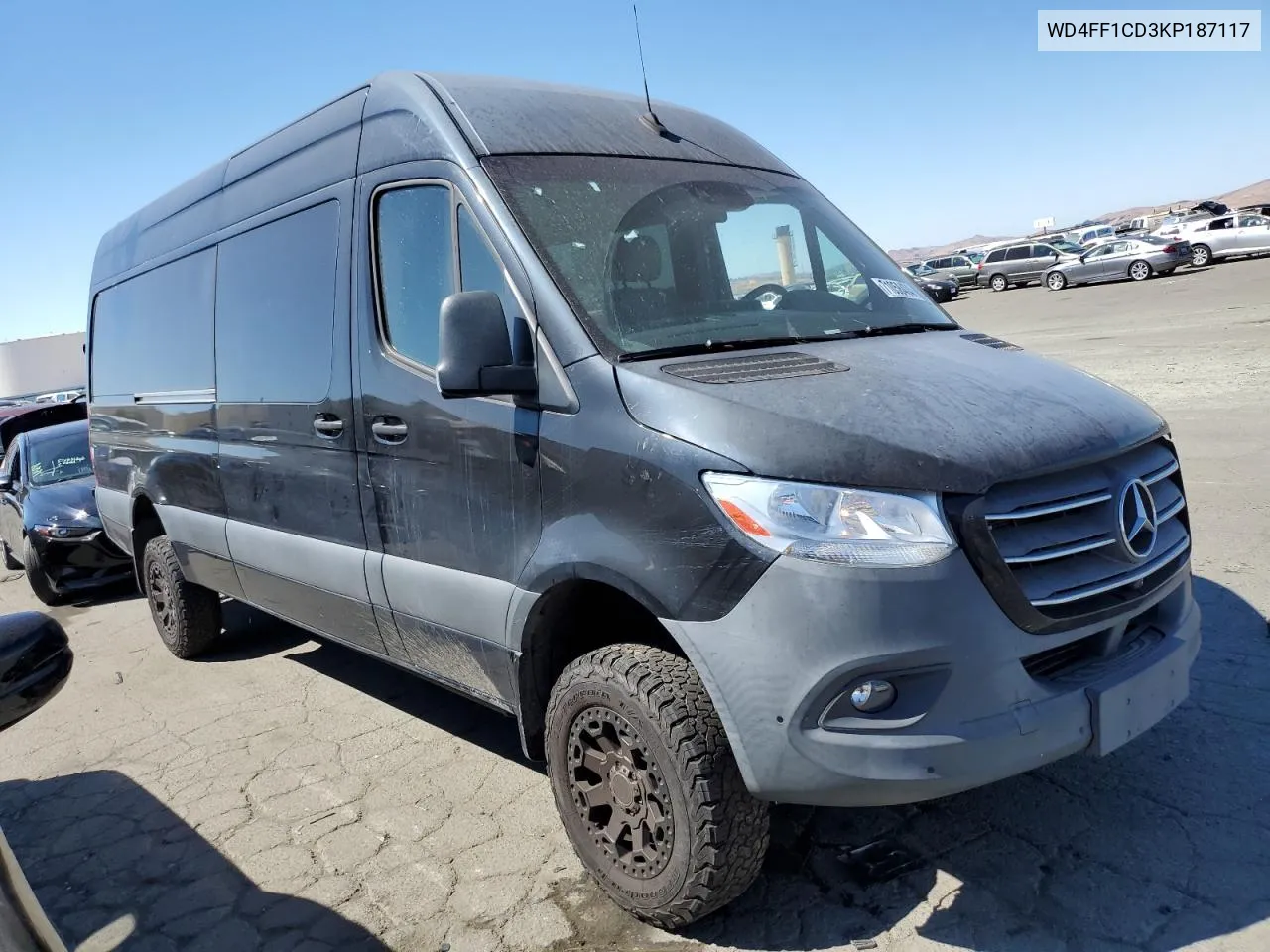 2019 Mercedes-Benz Sprinter 2500/3500 VIN: WD4FF1CD3KP187117 Lot: 71058404