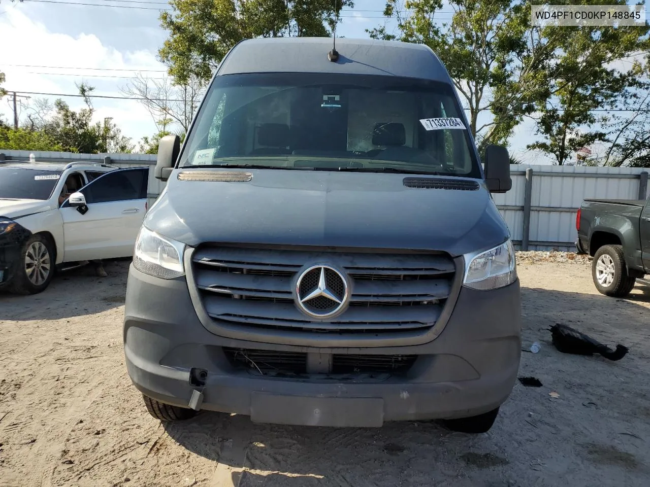 2019 Mercedes-Benz Sprinter 2500/3500 VIN: WD4PF1CD0KP148845 Lot: 71337284