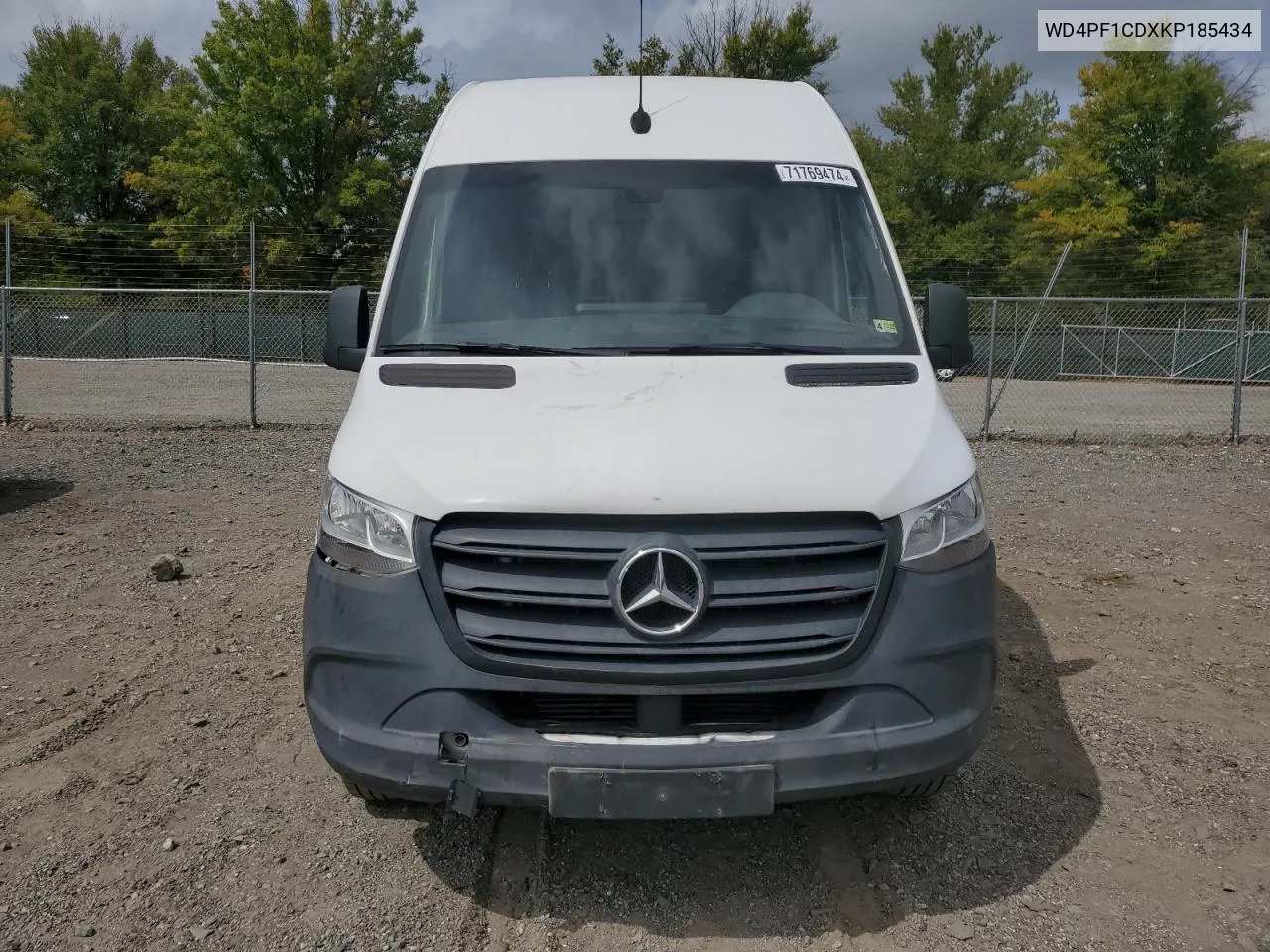 2019 Mercedes-Benz Sprinter 2500/3500 VIN: WD4PF1CDXKP185434 Lot: 71769474