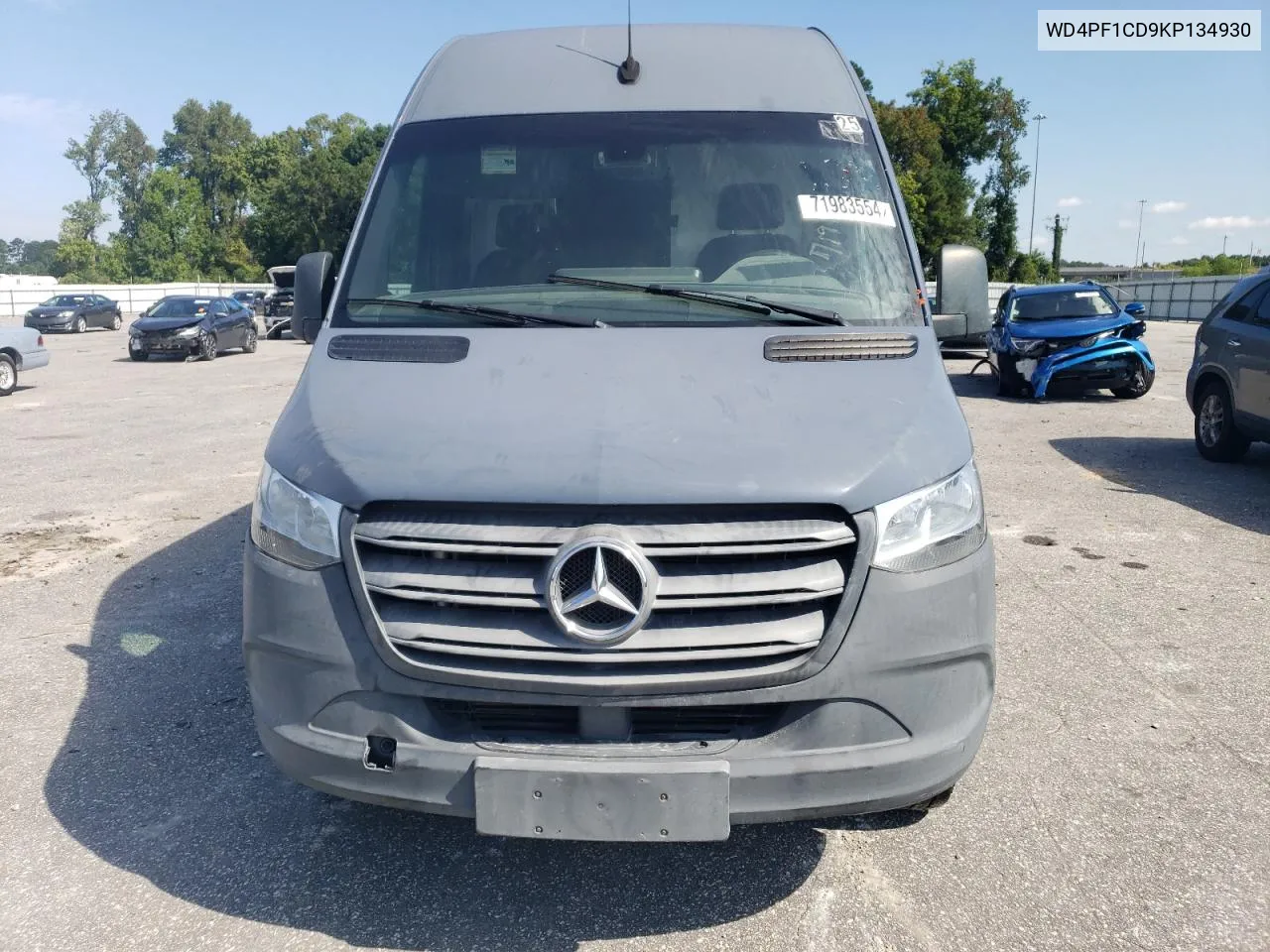 2019 Mercedes-Benz Sprinter 2500/3500 VIN: WD4PF1CD9KP134930 Lot: 71983554