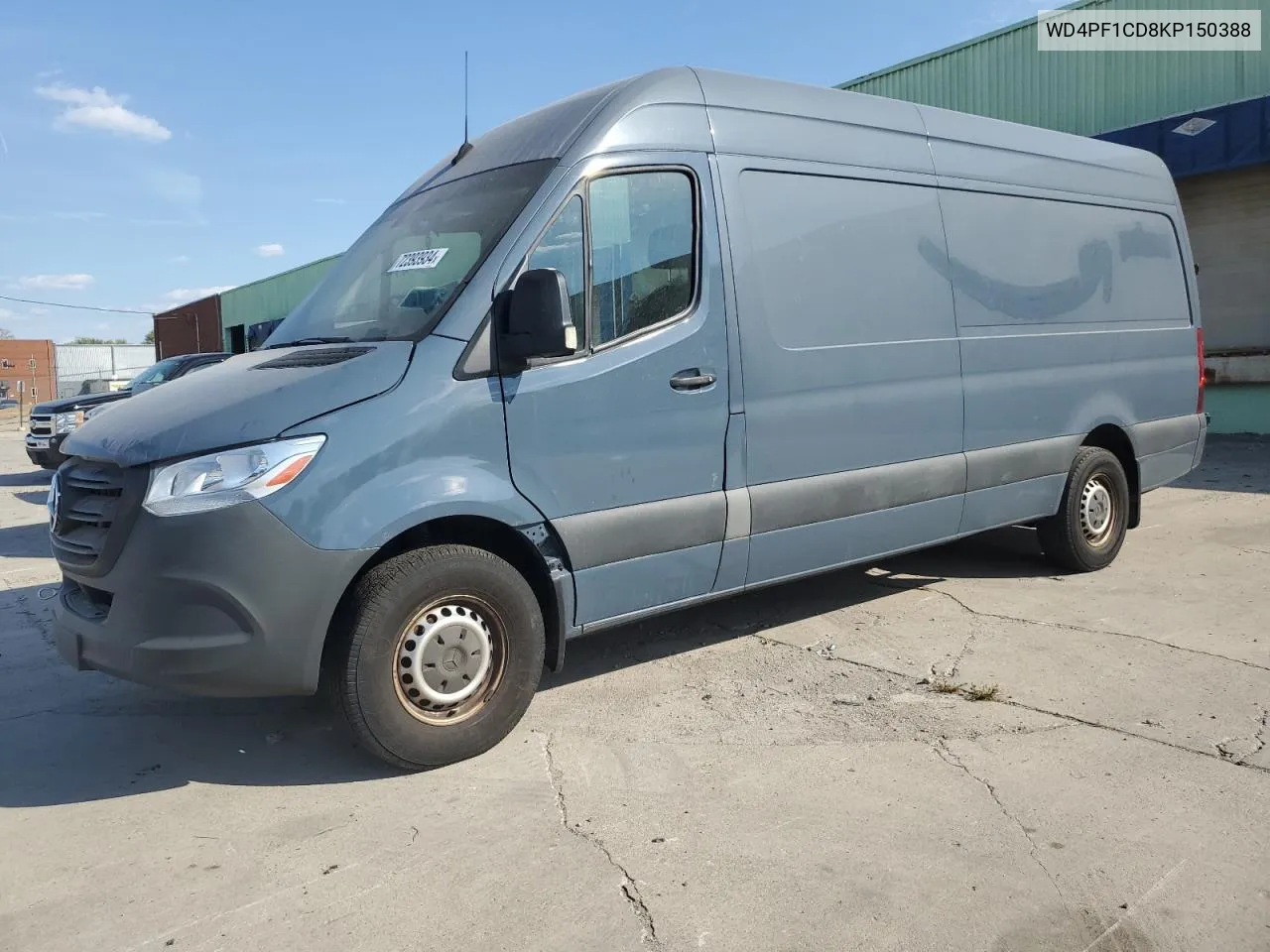 2019 Mercedes-Benz Sprinter 2500/3500 VIN: WD4PF1CD8KP150388 Lot: 72393934