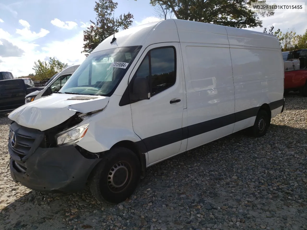 2019 Mercedes-Benz Sprinter 2500/3500 VIN: WD3PF1ED1KT015455 Lot: 73159584