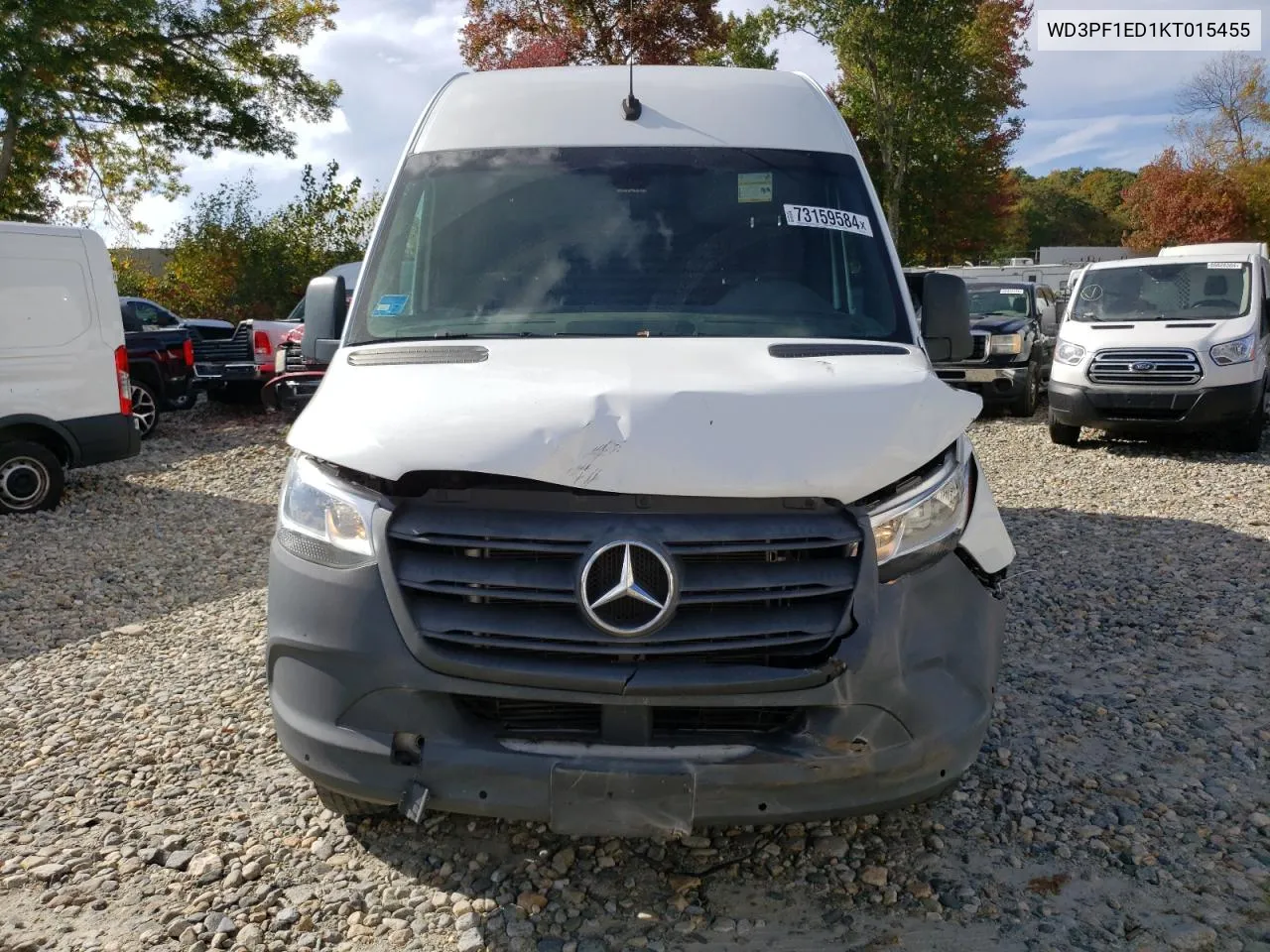 2019 Mercedes-Benz Sprinter 2500/3500 VIN: WD3PF1ED1KT015455 Lot: 73159584