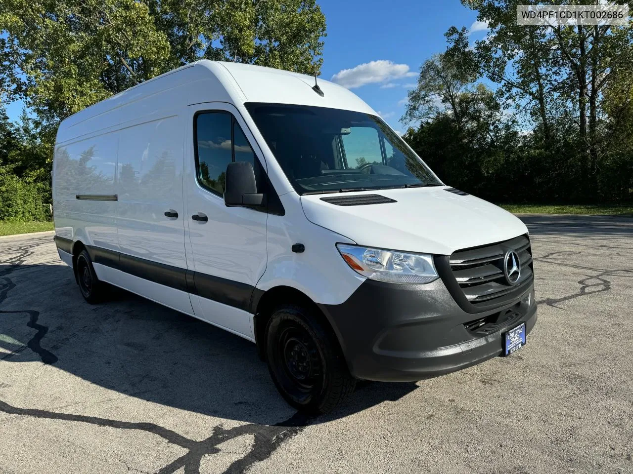 2019 Mercedes-Benz Sprinter 2500/3500 VIN: WD4PF1CD1KT002686 Lot: 73517104