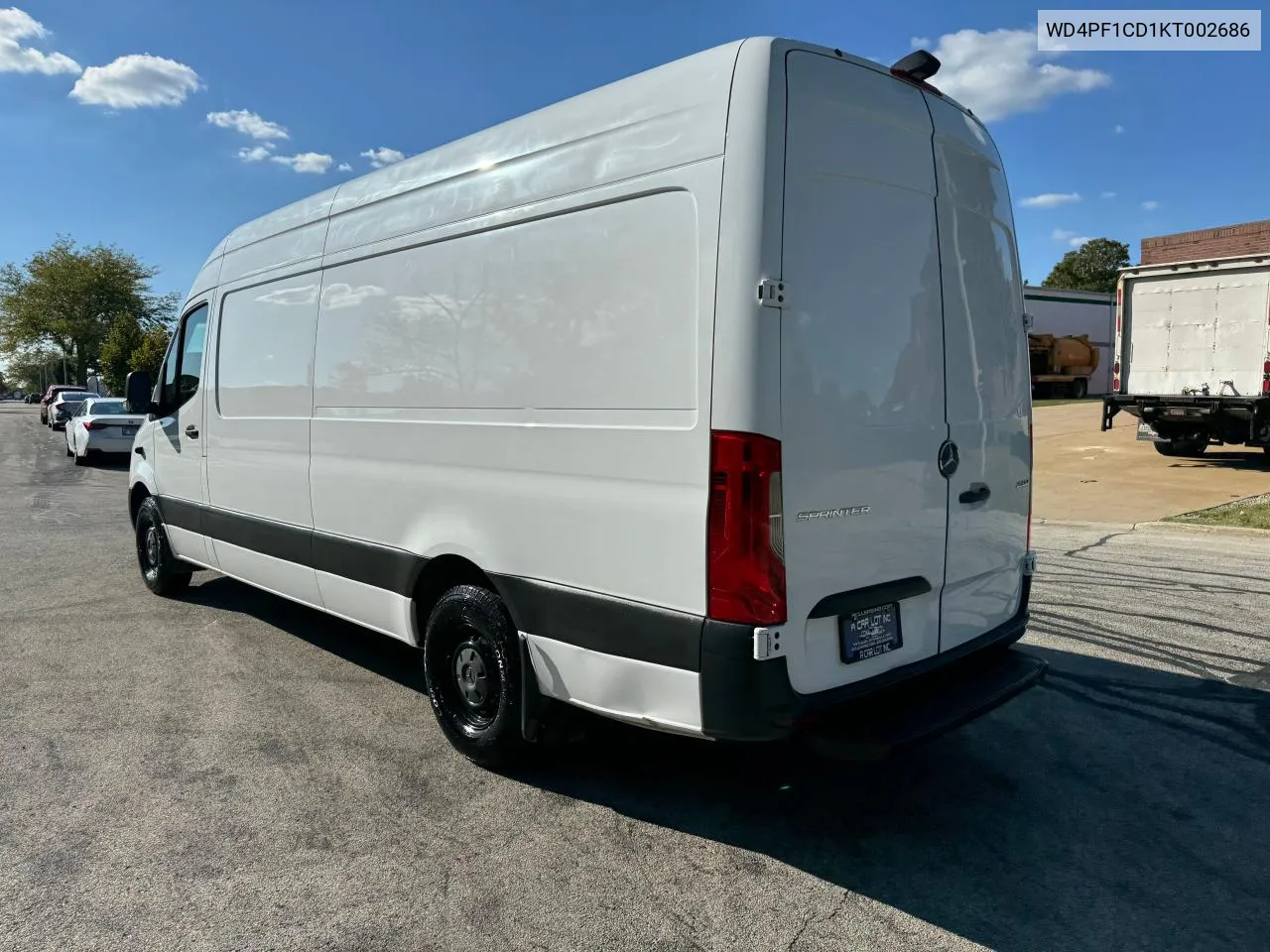 2019 Mercedes-Benz Sprinter 2500/3500 VIN: WD4PF1CD1KT002686 Lot: 73517104