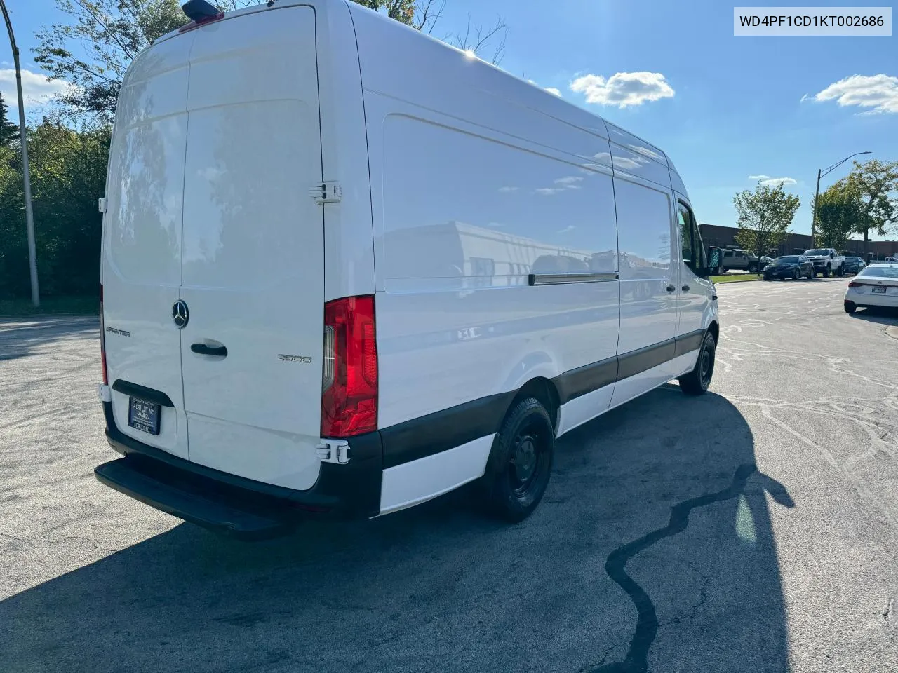 2019 Mercedes-Benz Sprinter 2500/3500 VIN: WD4PF1CD1KT002686 Lot: 73517104