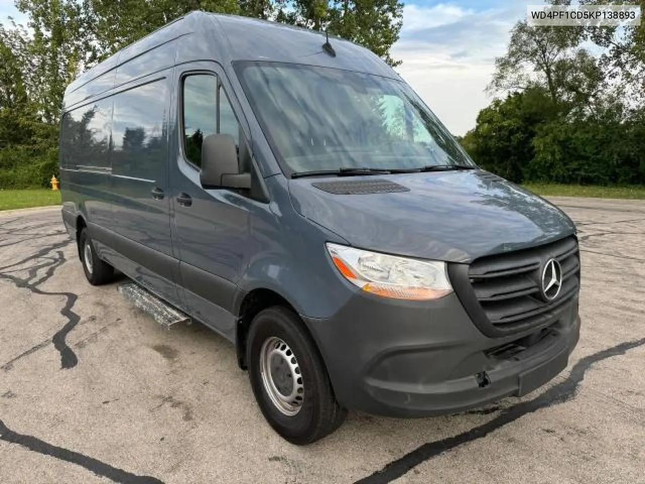 2019 Mercedes-Benz Sprinter 2500/3500 VIN: WD4PF1CD5KP138893 Lot: 73527864