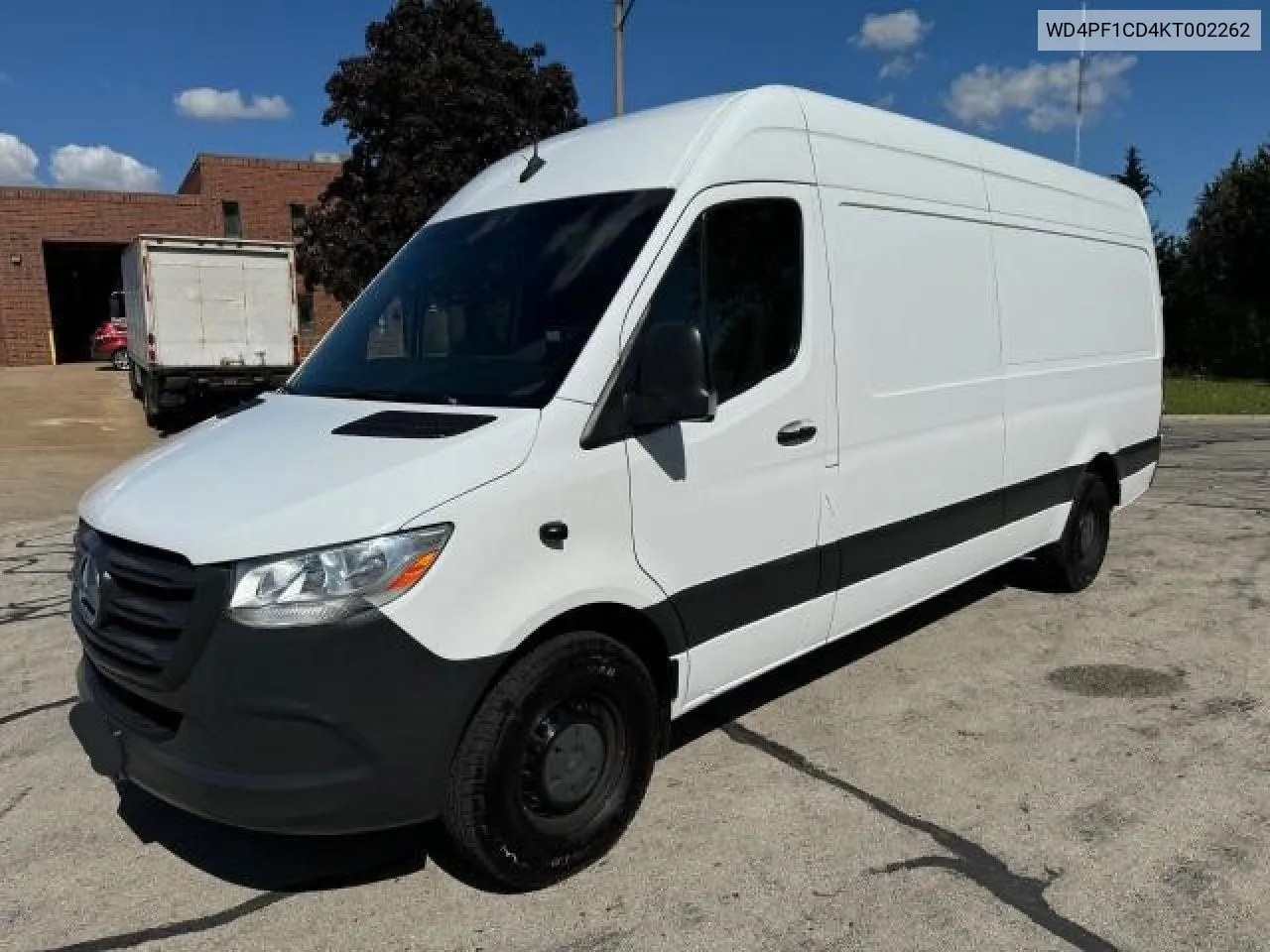 2019 Mercedes-Benz Sprinter 2500/3500 VIN: WD4PF1CD4KT002262 Lot: 73553594