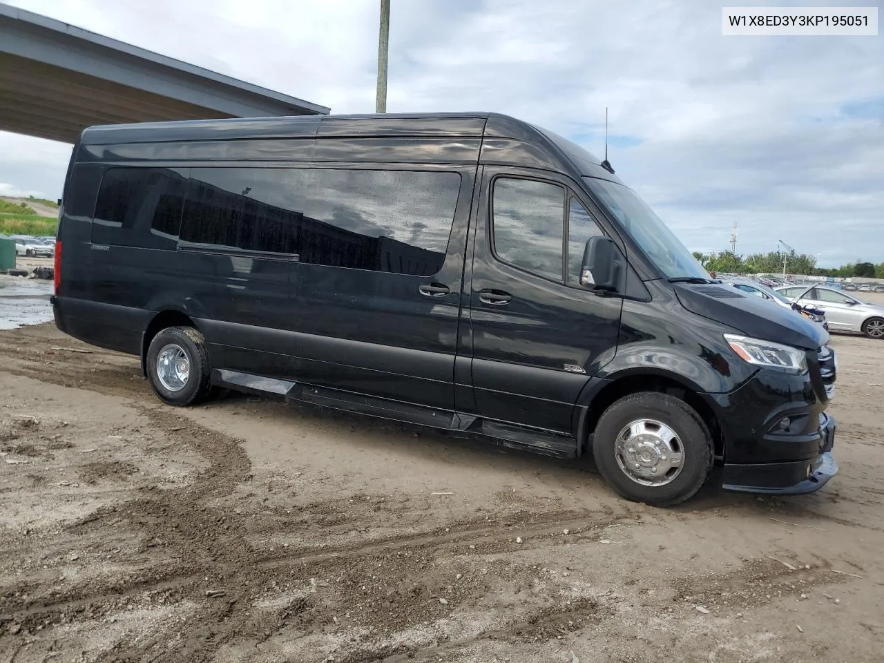 2019 Mercedes-Benz Sprinter 3500 VIN: W1X8ED3Y3KP195051 Lot: 73558834