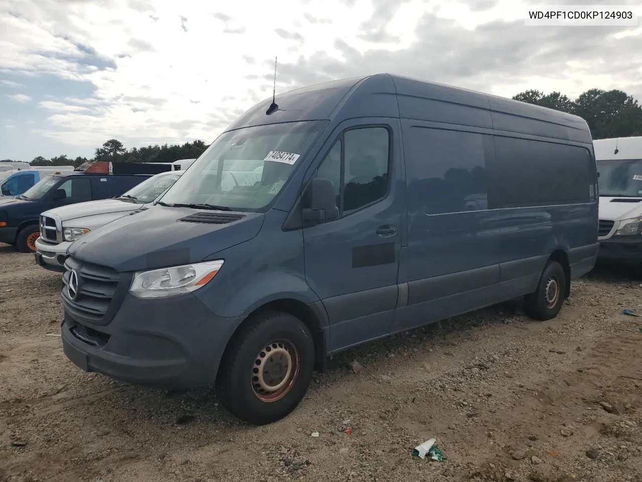 2019 Mercedes-Benz Sprinter 2500/3500 VIN: WD4PF1CD0KP124903 Lot: 74054774