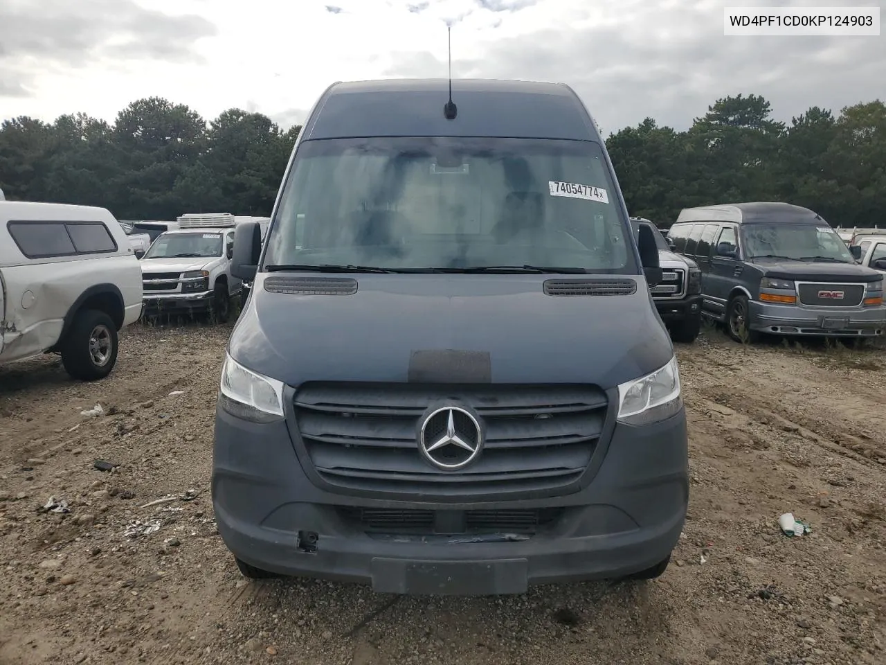 2019 Mercedes-Benz Sprinter 2500/3500 VIN: WD4PF1CD0KP124903 Lot: 74054774