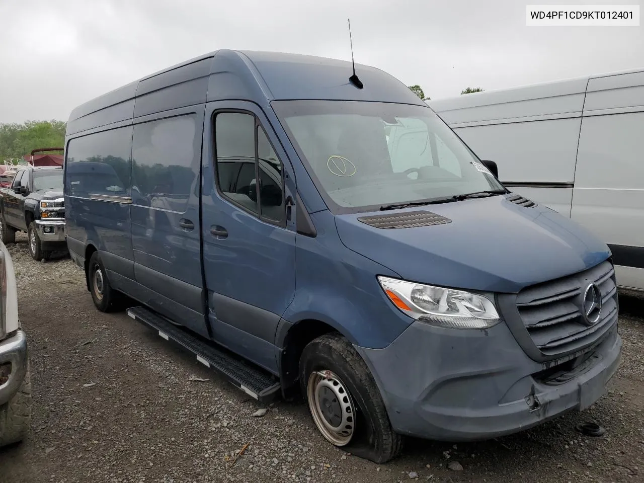 2019 Mercedes-Benz Sprinter 2500/3500 VIN: WD4PF1CD9KT012401 Lot: 74286244