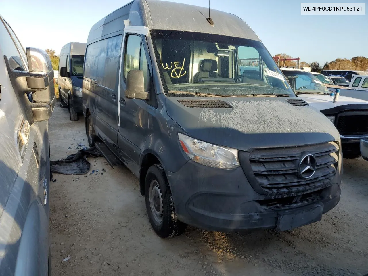 2019 Mercedes-Benz Sprinter 2500/3500 VIN: WD4PF0CD1KP063121 Lot: 74940514