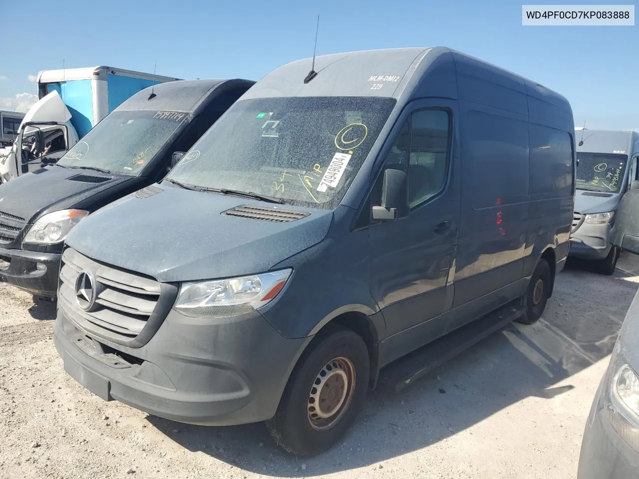 2019 Mercedes-Benz Sprinter 2500/3500 VIN: WD4PF0CD7KP083888 Lot: 74949004