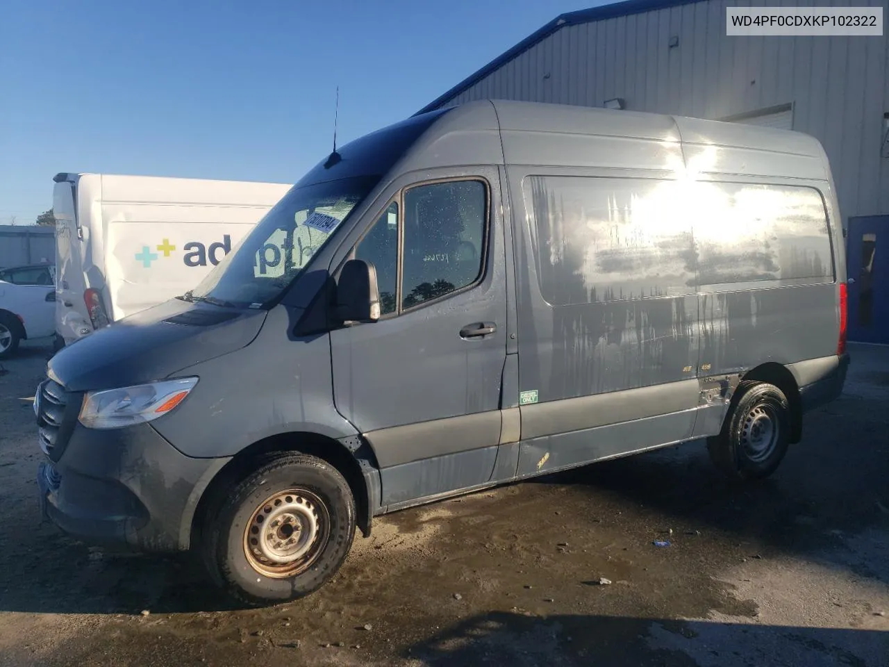 2019 Mercedes-Benz Sprinter 2500/3500 VIN: WD4PF0CDXKP102322 Lot: 75010794