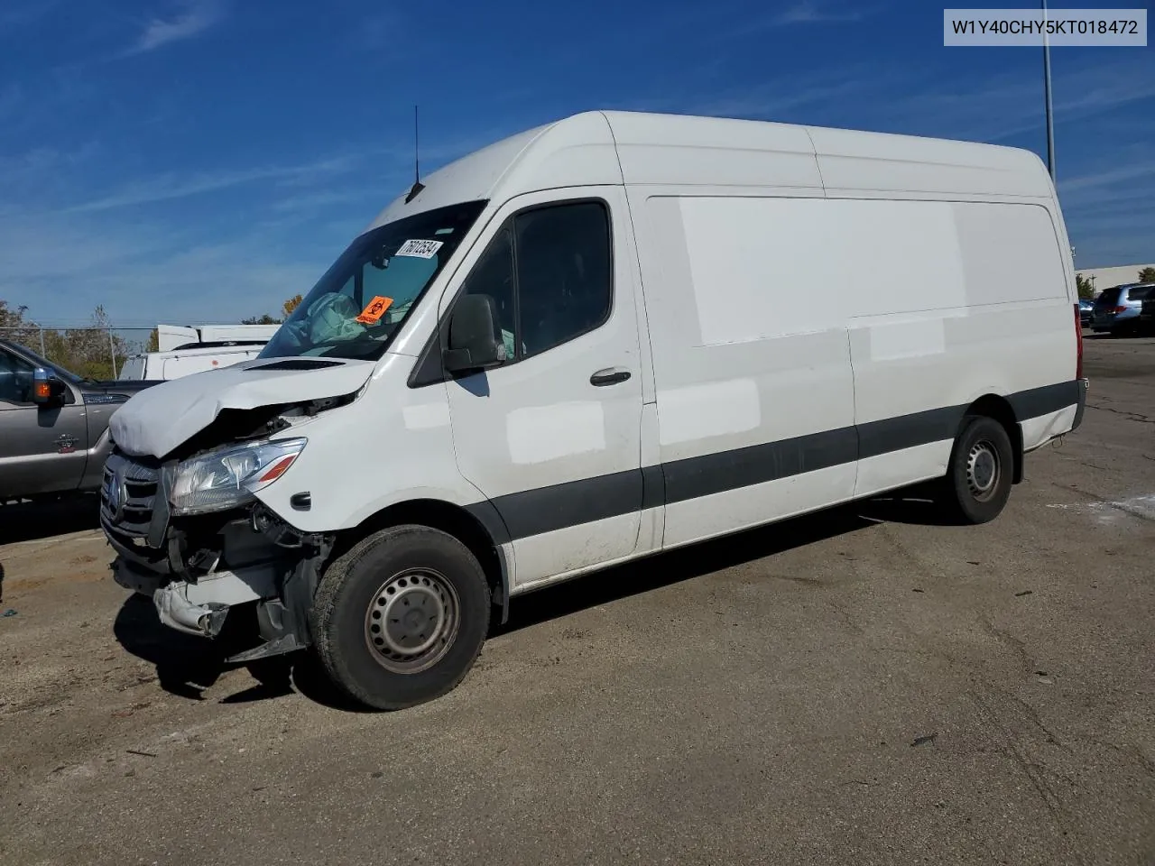 2019 Mercedes-Benz Sprinter 2500 VIN: W1Y40CHY5KT018472 Lot: 76012534