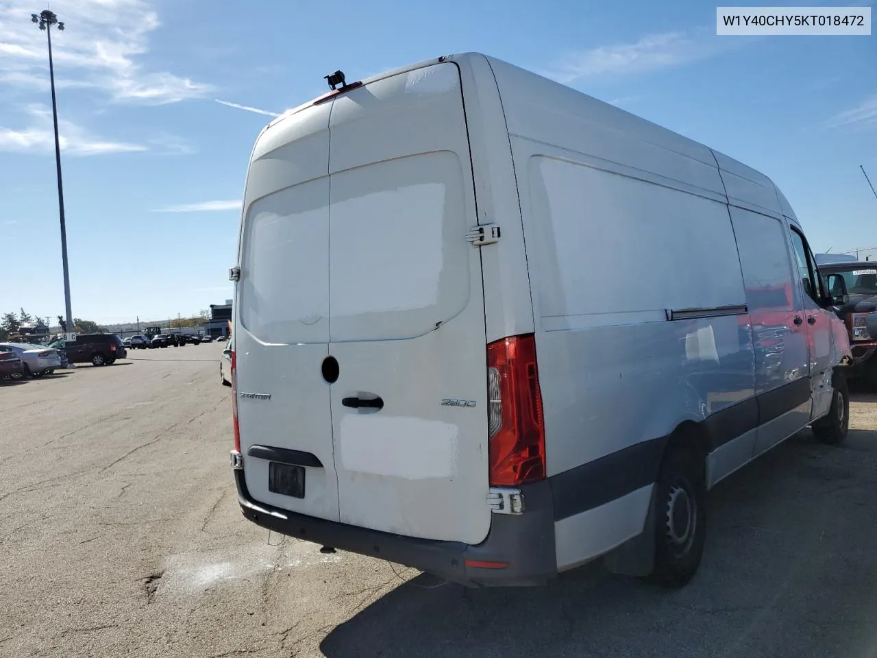 2019 Mercedes-Benz Sprinter 2500 VIN: W1Y40CHY5KT018472 Lot: 76012534