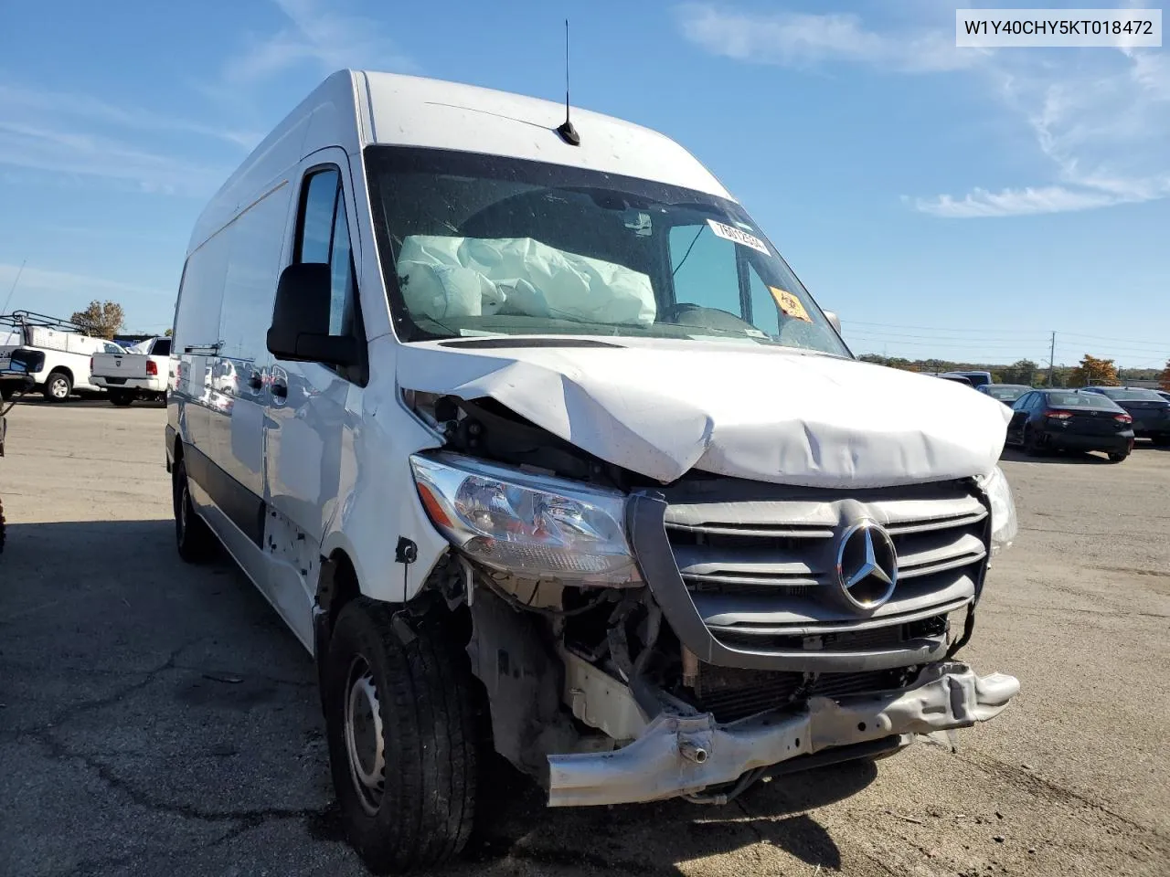 2019 Mercedes-Benz Sprinter 2500 VIN: W1Y40CHY5KT018472 Lot: 76012534