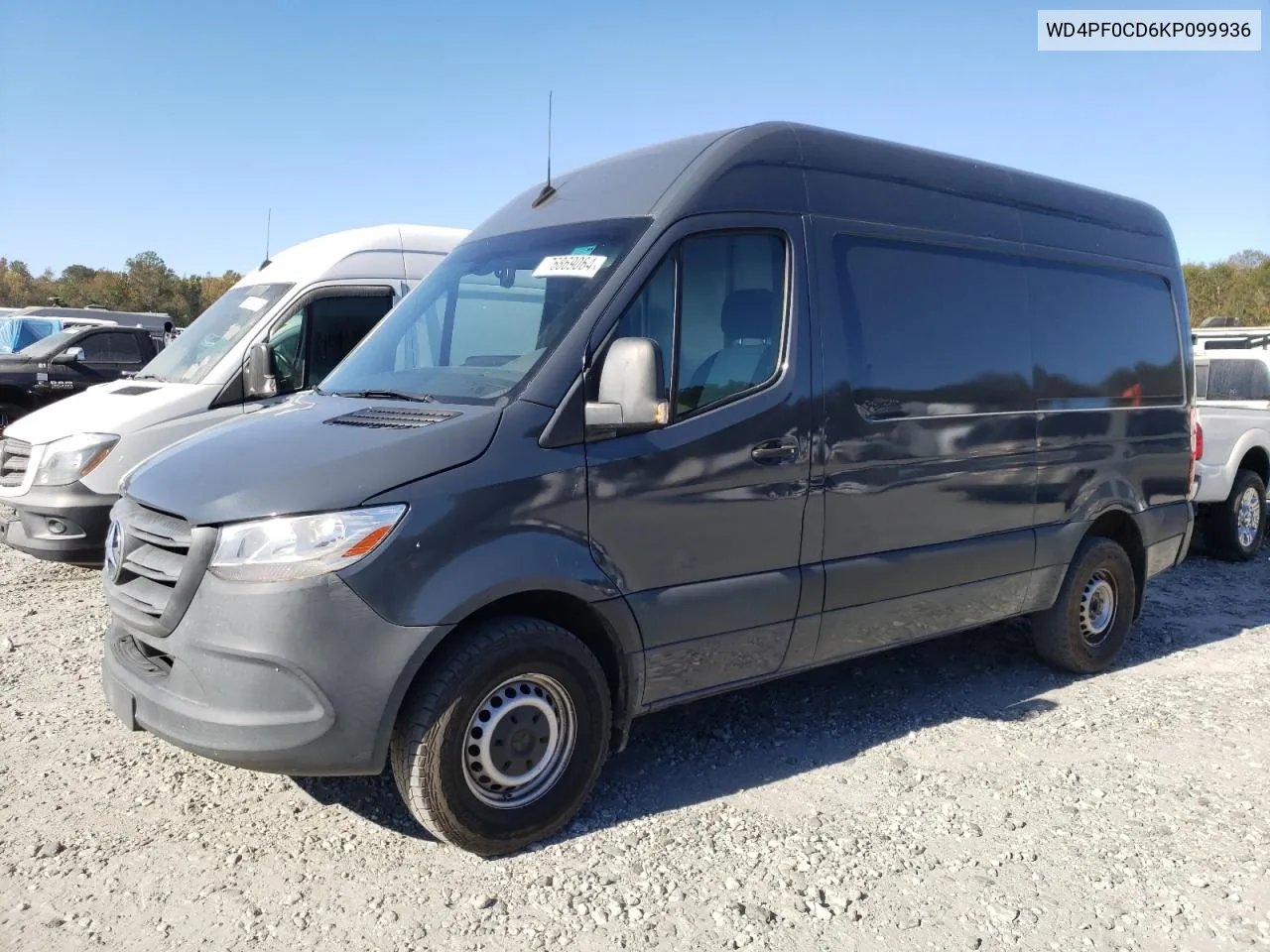 2019 Mercedes-Benz Sprinter 2500/3500 VIN: WD4PF0CD6KP099936 Lot: 76869064