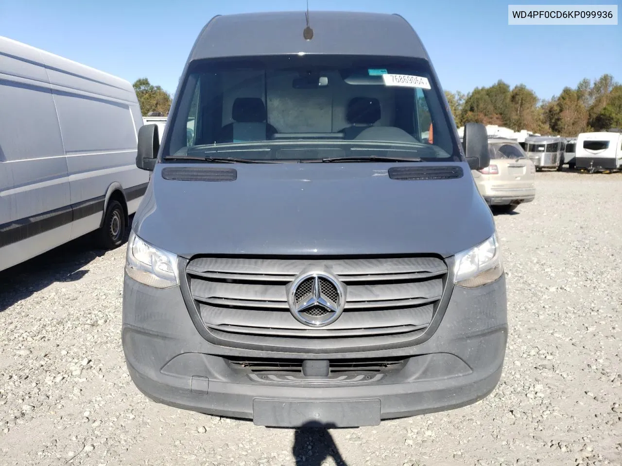 2019 Mercedes-Benz Sprinter 2500/3500 VIN: WD4PF0CD6KP099936 Lot: 76869064