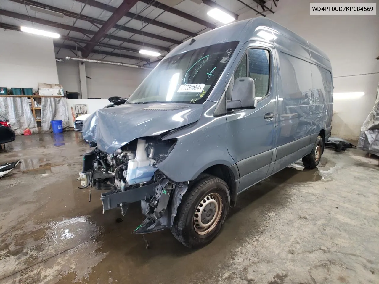 2019 Mercedes-Benz Sprinter 2500/3500 VIN: WD4PF0CD7KP084569 Lot: 77230564