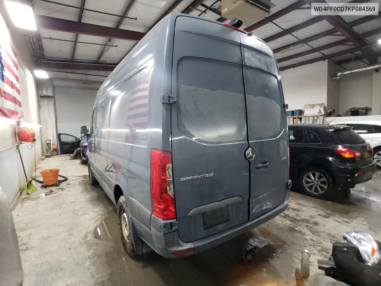 2019 Mercedes-Benz Sprinter 2500/3500 VIN: WD4PF0CD7KP084569 Lot: 77230564