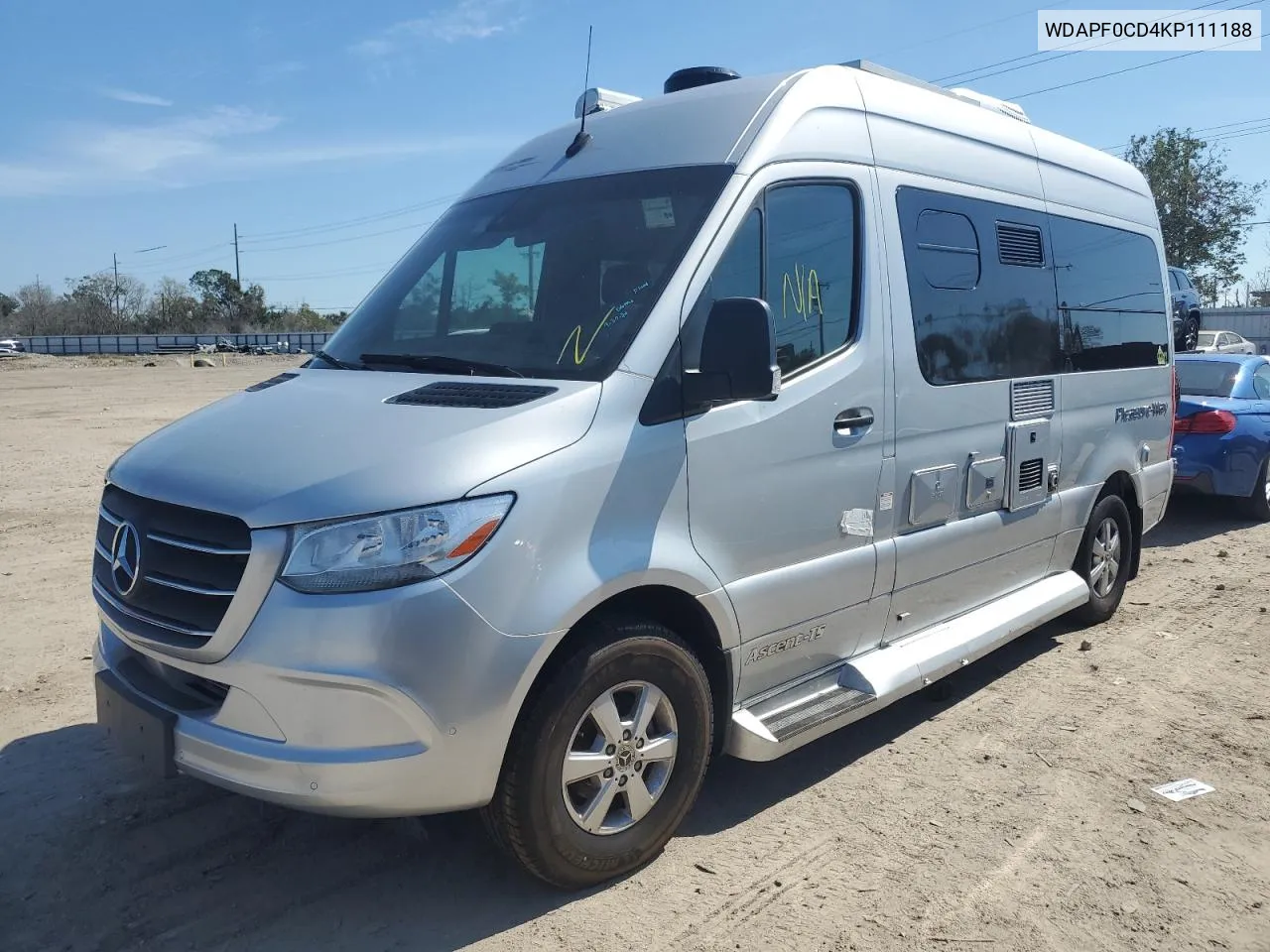 2019 Mercedes-Benz Sprinter 2500/3500 VIN: WDAPF0CD4KP111188 Lot: 77241234