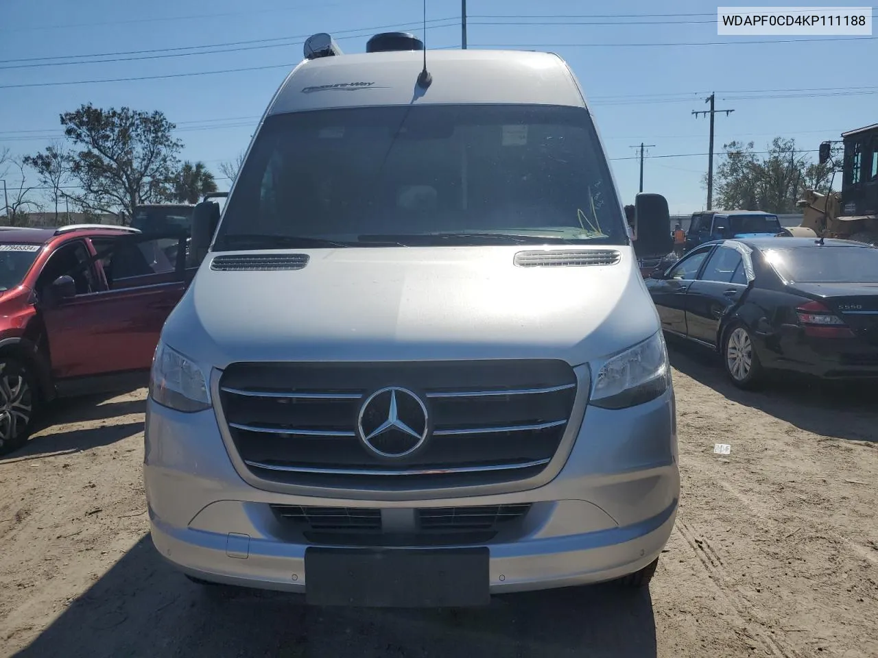 2019 Mercedes-Benz Sprinter 2500/3500 VIN: WDAPF0CD4KP111188 Lot: 77241234