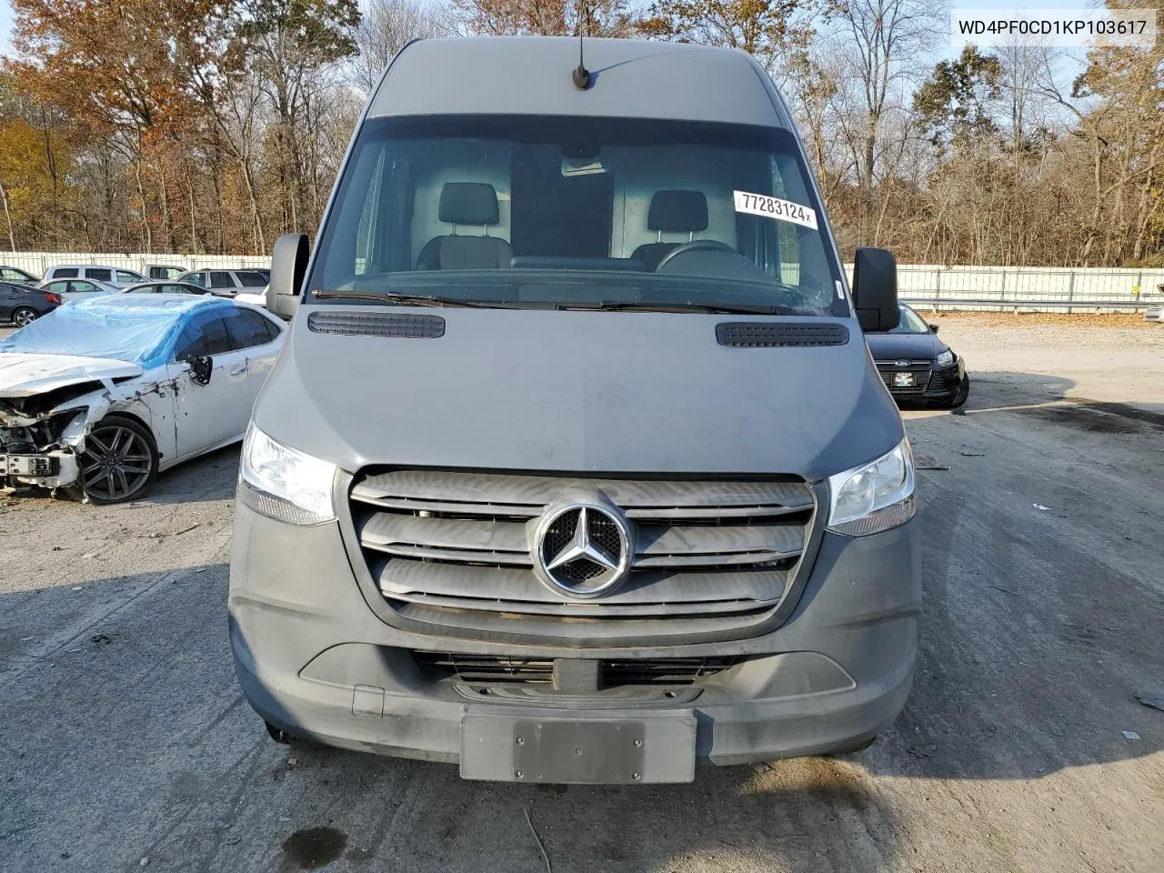 2019 Mercedes-Benz Sprinter 2500/3500 VIN: WD4PF0CD1KP103617 Lot: 77283124