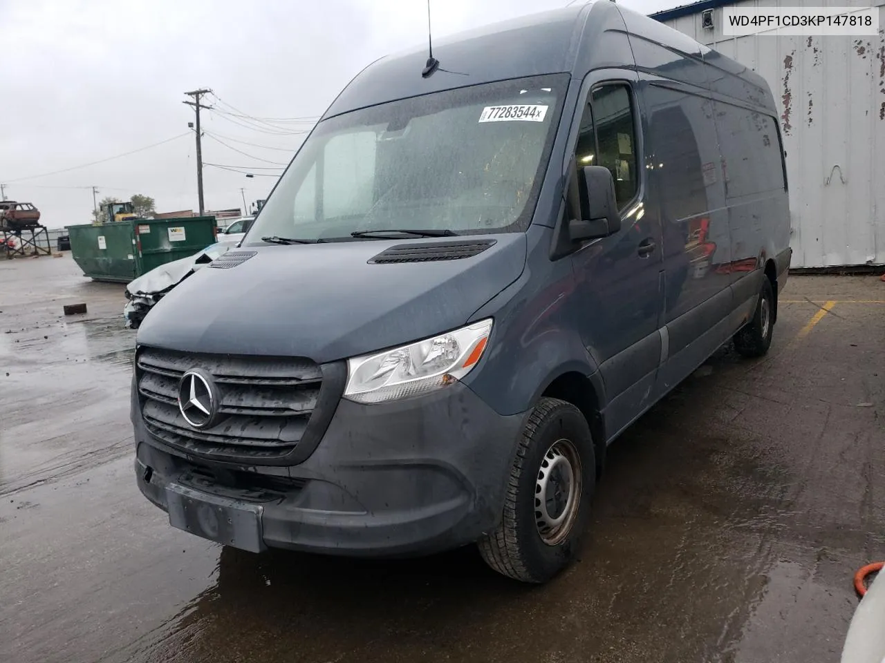 2019 Mercedes-Benz Sprinter 2500/3500 VIN: WD4PF1CD3KP147818 Lot: 77283544