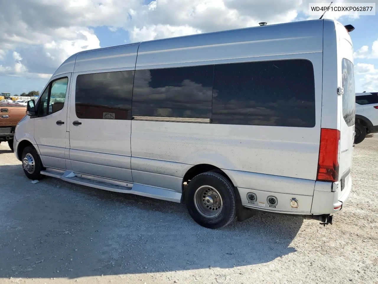 2019 Mercedes-Benz Sprinter 2500/3500 VIN: WD4PF1CDXKP062877 Lot: 78150554