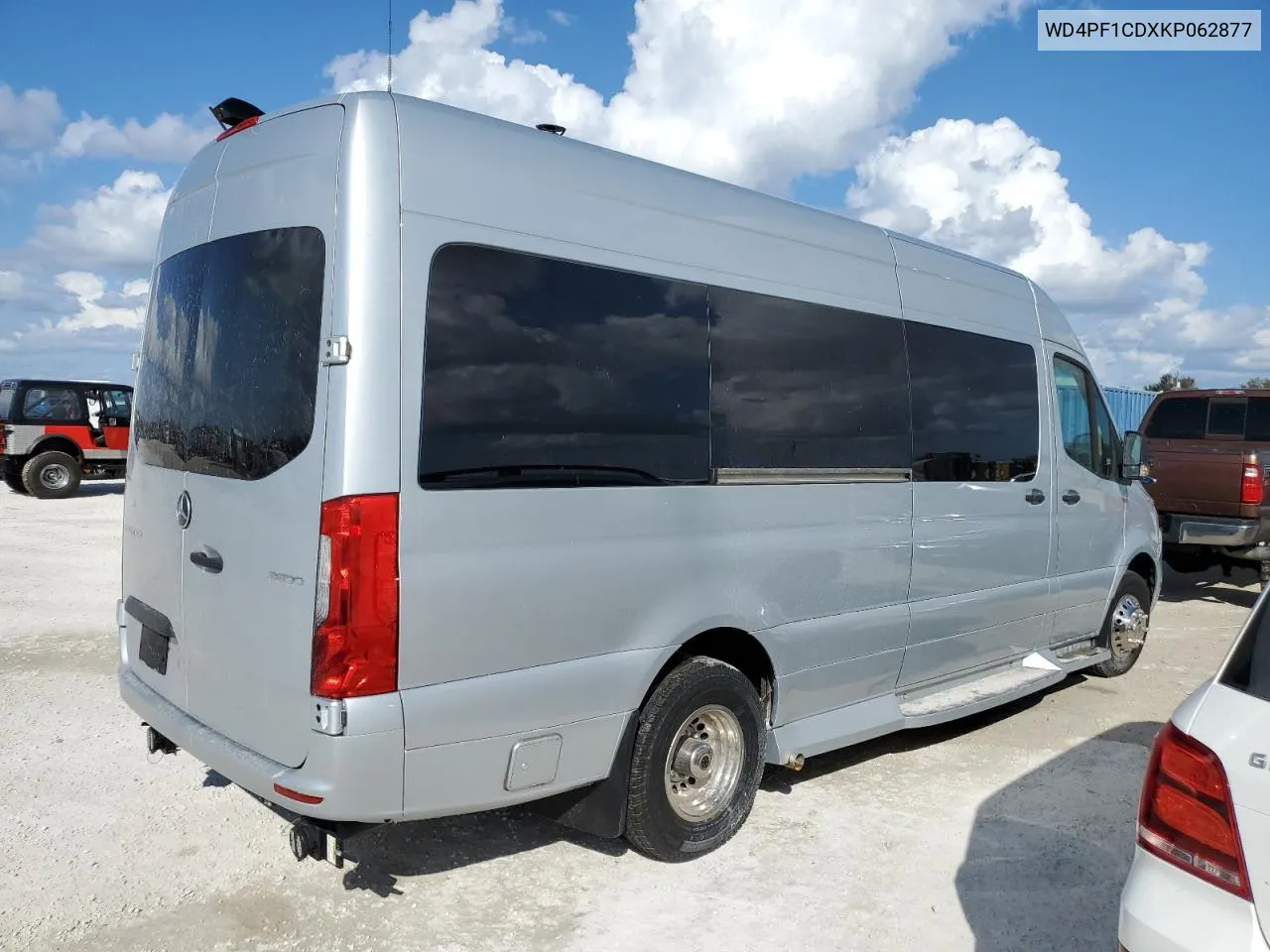 2019 Mercedes-Benz Sprinter 2500/3500 VIN: WD4PF1CDXKP062877 Lot: 78150554