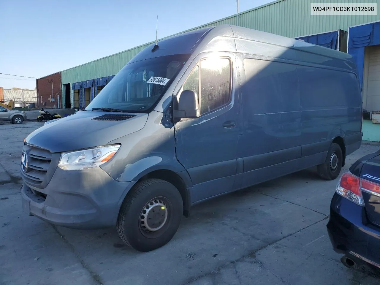 2019 Mercedes-Benz Sprinter 2500/3500 VIN: WD4PF1CD3KT012698 Lot: 80015884