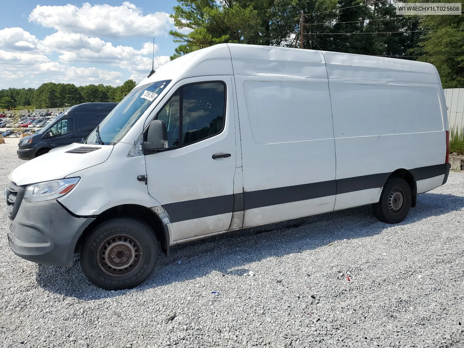 2020 Mercedes-Benz Sprinter 2500 VIN: W1W4ECHY1LT025608 Lot: 62696794