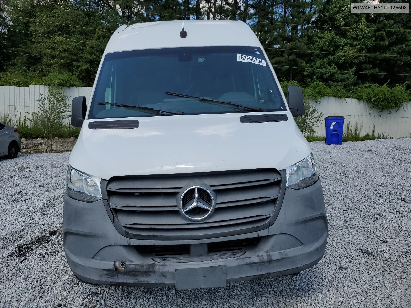 2020 Mercedes-Benz Sprinter 2500 VIN: W1W4ECHY1LT025608 Lot: 62696794