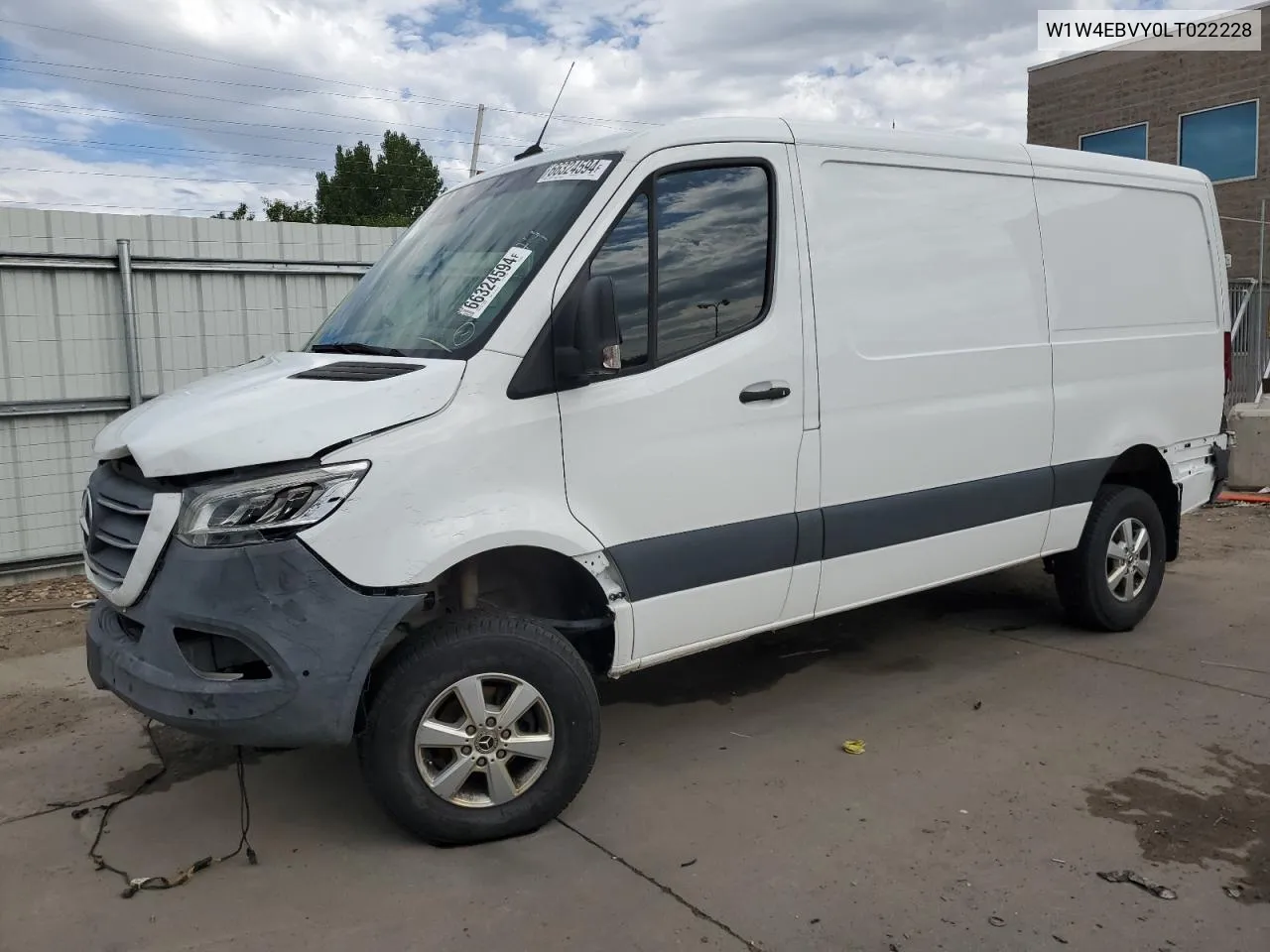 2020 Mercedes-Benz Sprinter 2500 VIN: W1W4EBVY0LT022228 Lot: 66324594