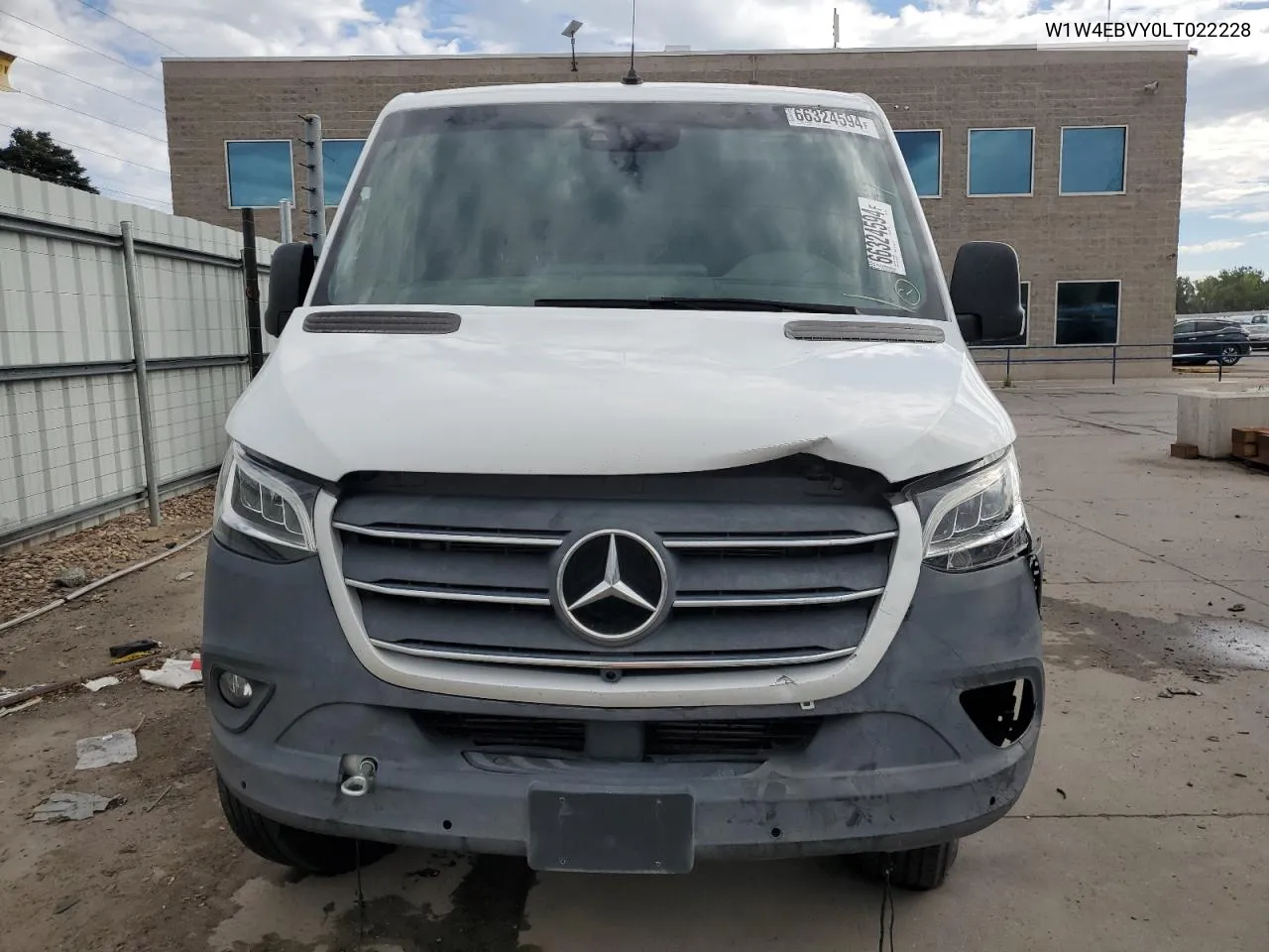 2020 Mercedes-Benz Sprinter 2500 VIN: W1W4EBVY0LT022228 Lot: 66324594