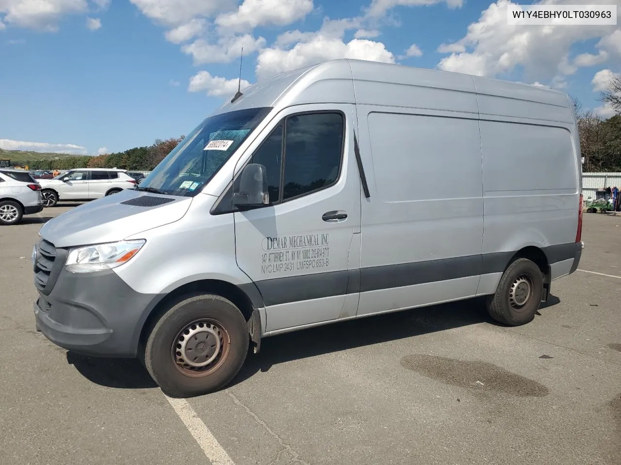 2020 Mercedes-Benz Sprinter 2500 VIN: W1Y4EBHY0LT030963 Lot: 68802014