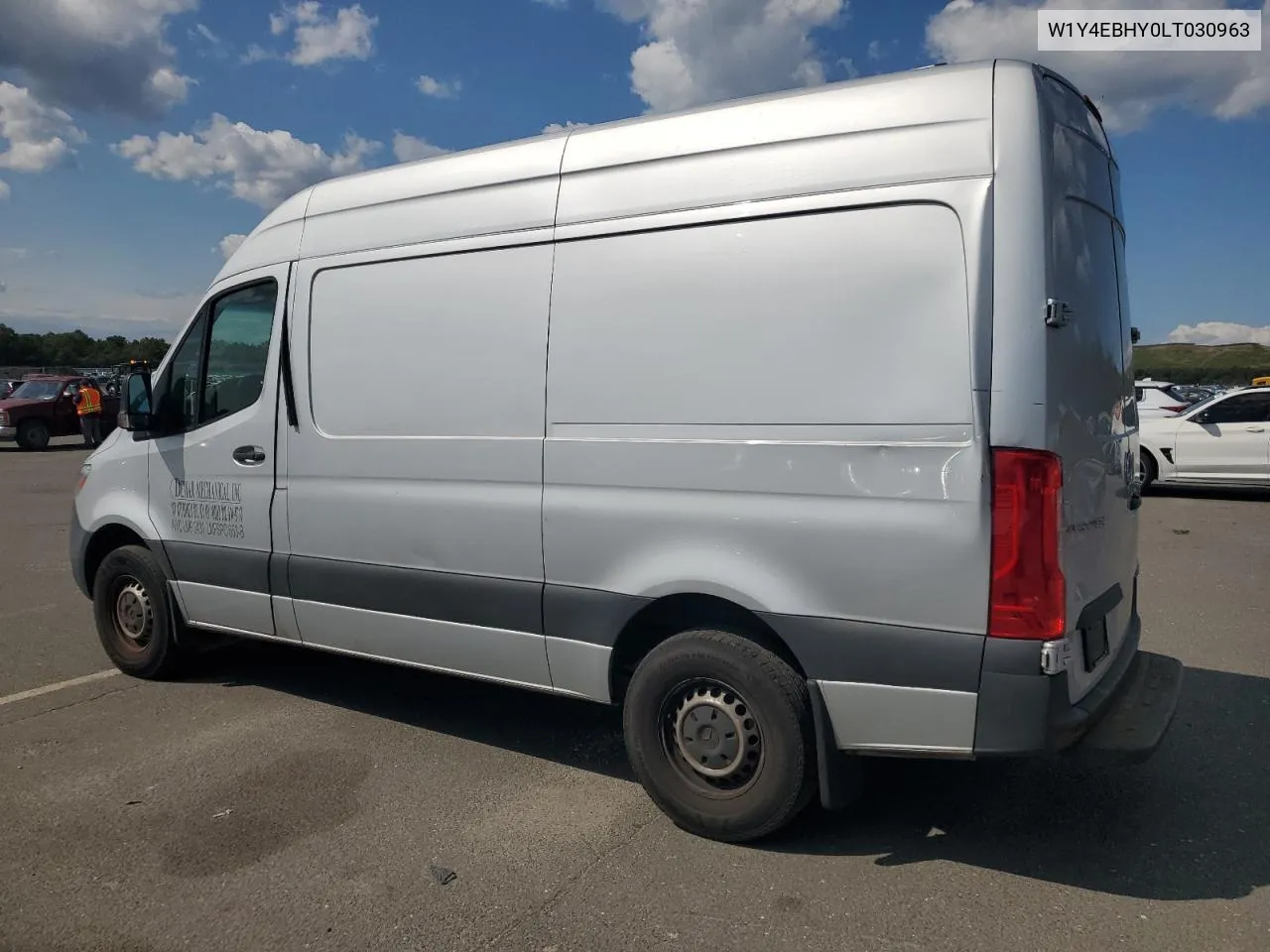 2020 Mercedes-Benz Sprinter 2500 VIN: W1Y4EBHY0LT030963 Lot: 68802014