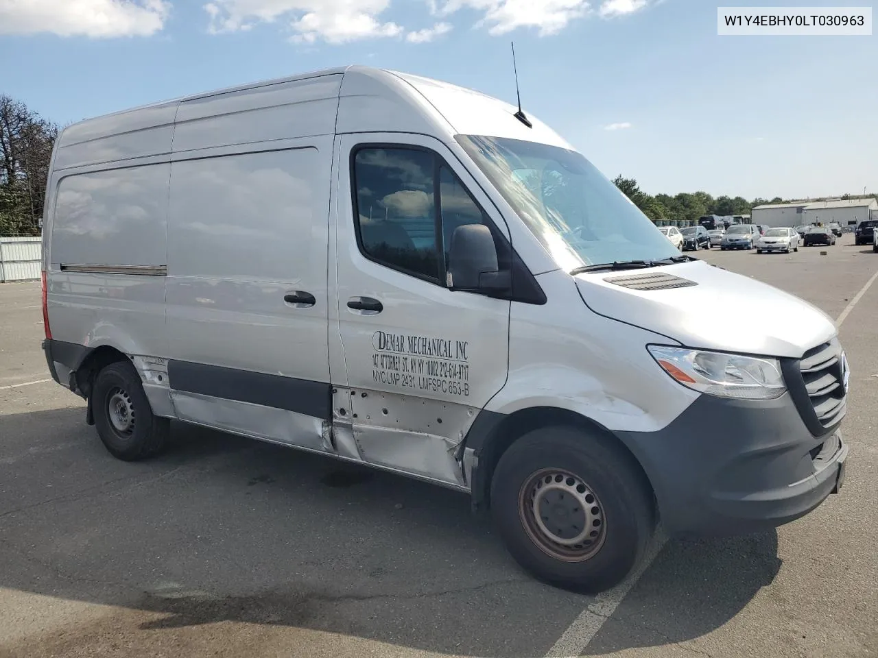 2020 Mercedes-Benz Sprinter 2500 VIN: W1Y4EBHY0LT030963 Lot: 68802014